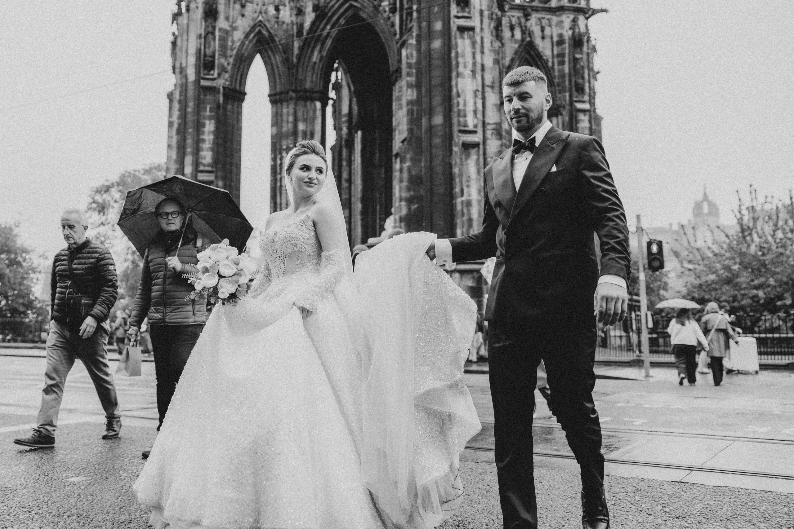 Cristina & Vlad Wedding Scotland. Wedding photographer