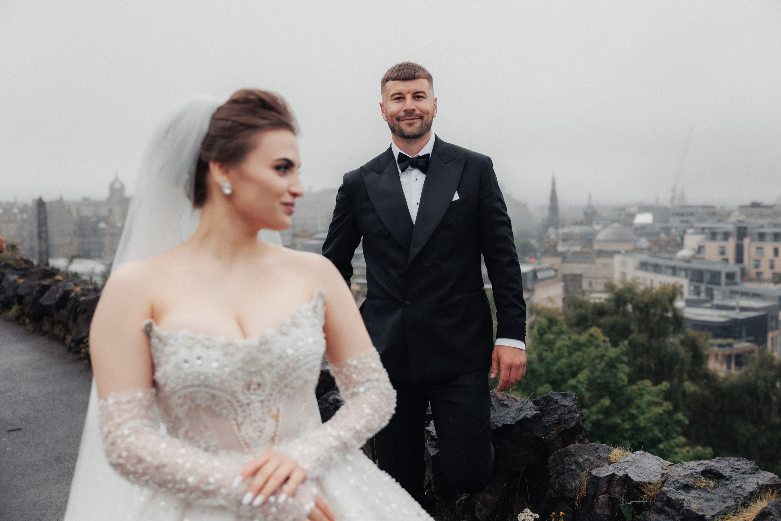 Cristina & Vlad Wedding Scotland. Wedding photographer