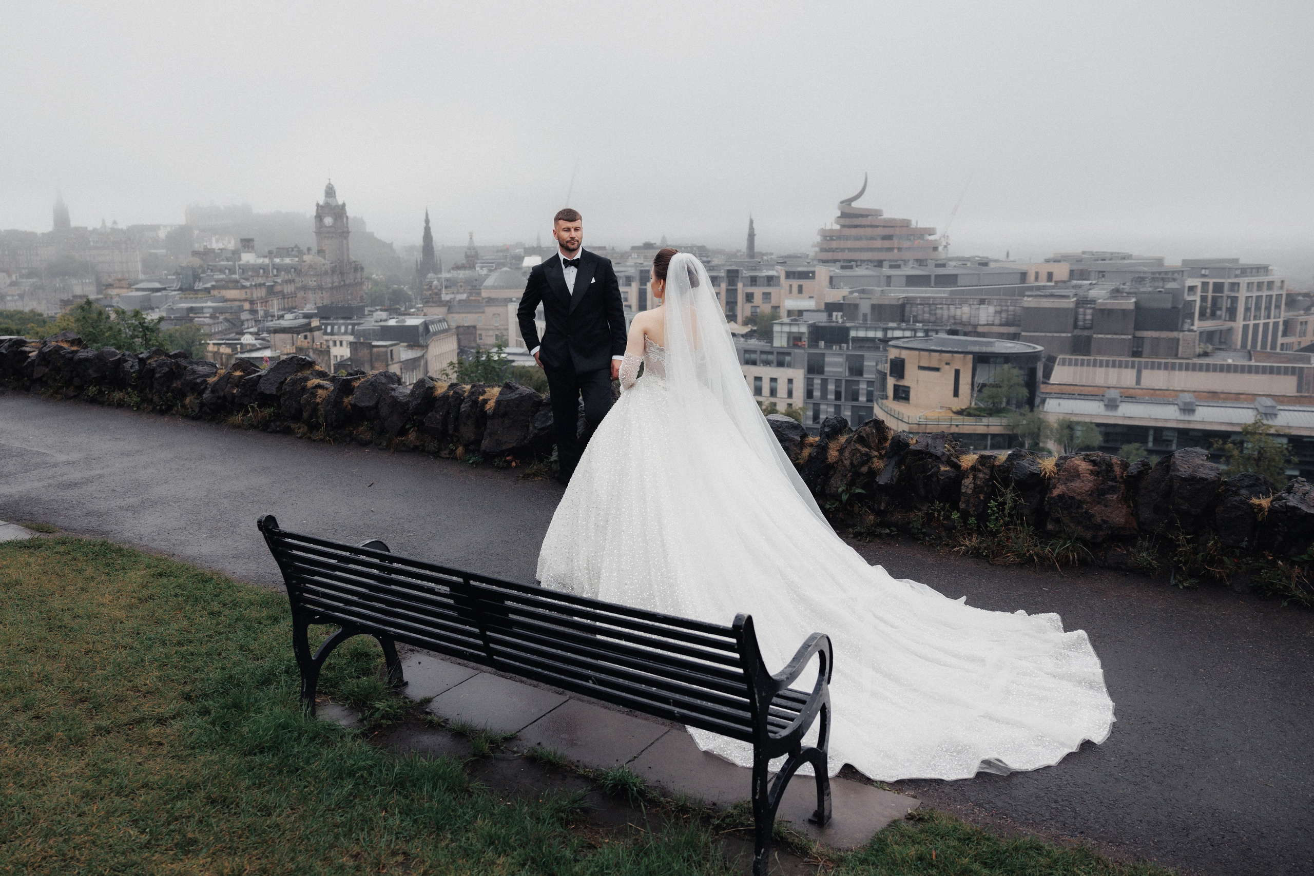 Cristina & Vlad Wedding Scotland. Wedding photographer