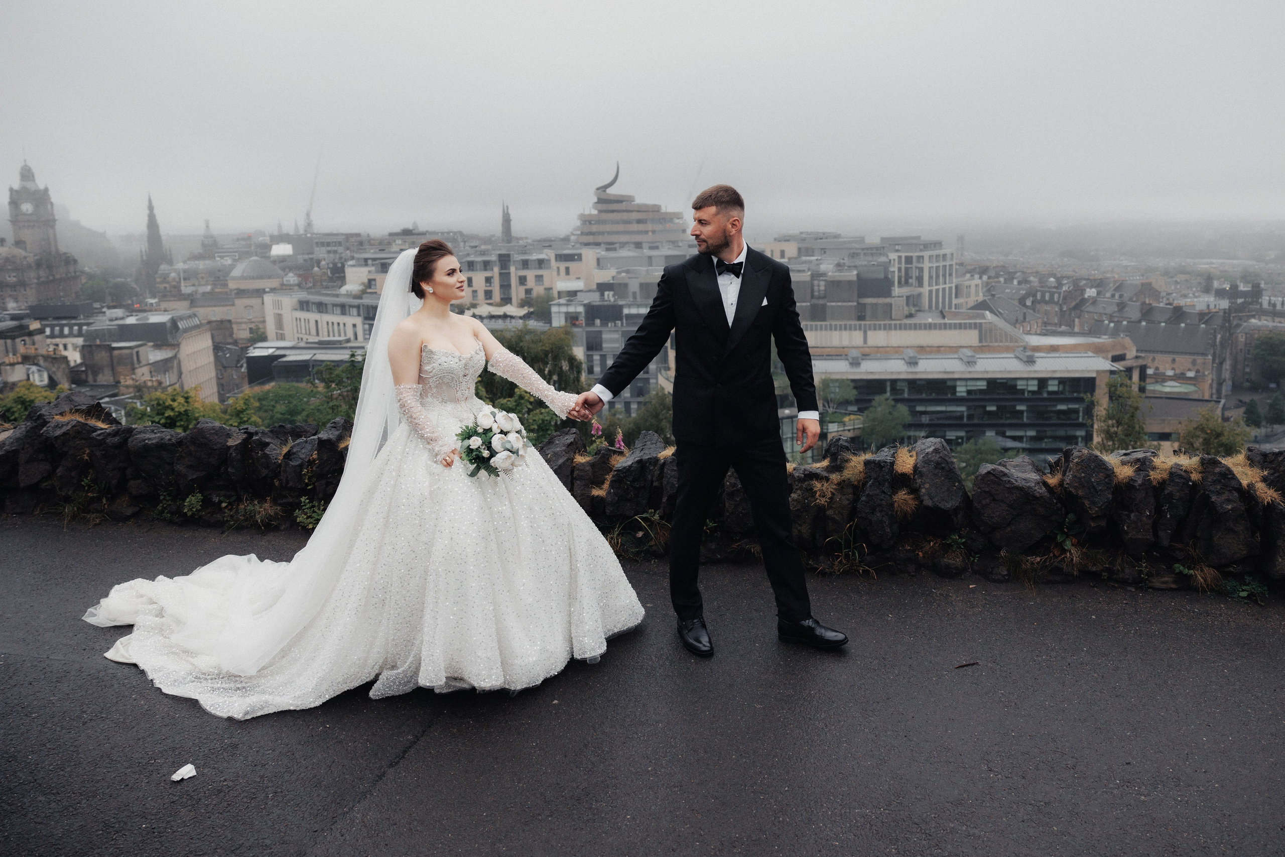 Cristina & Vlad Wedding Scotland. Wedding photographer