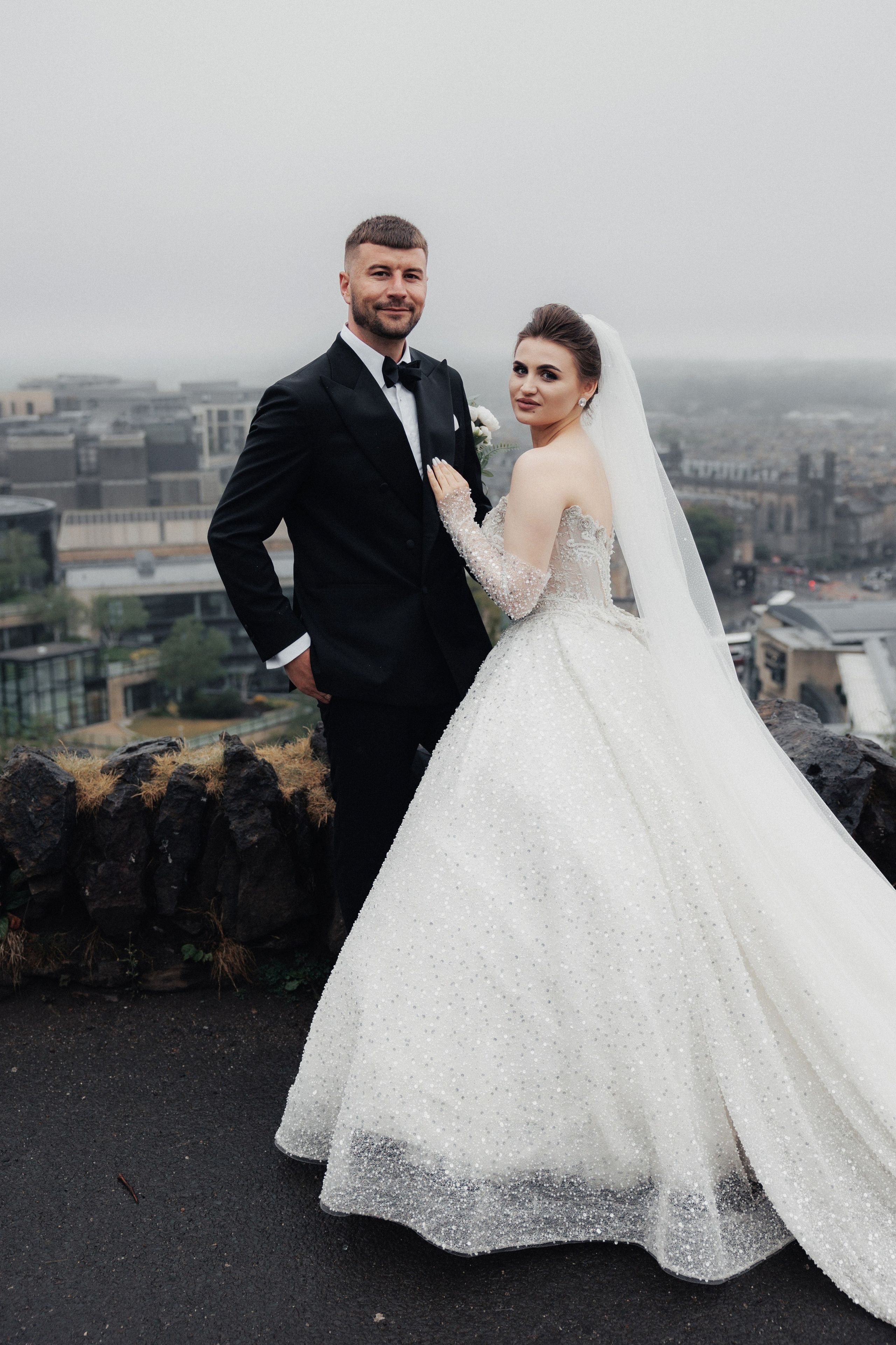 Cristina & Vlad Wedding Scotland. Wedding photographer