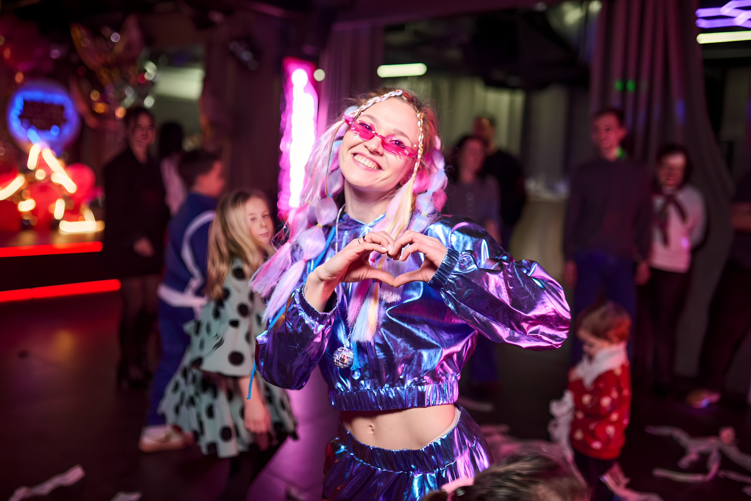 Фотосесія дитячого дня народження у стилі диско-вечірки – яскраві фото свята. Фотограф Київ – Репортаж, Події | Павленко Віктор
