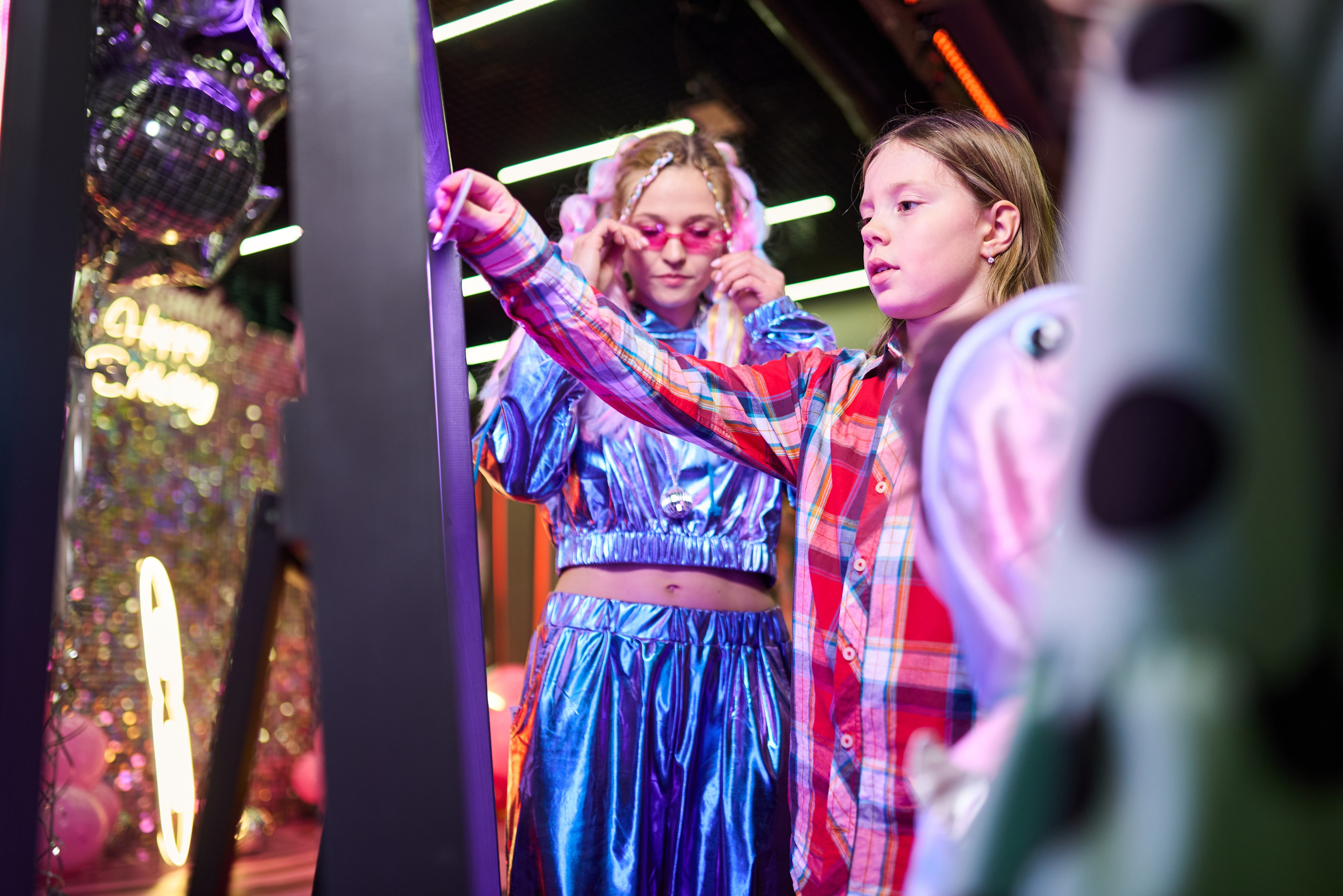 Фотосесія дитячого дня народження у стилі диско-вечірки – яскраві фото свята. Фотограф Київ – Репортаж, Події | Павленко Віктор