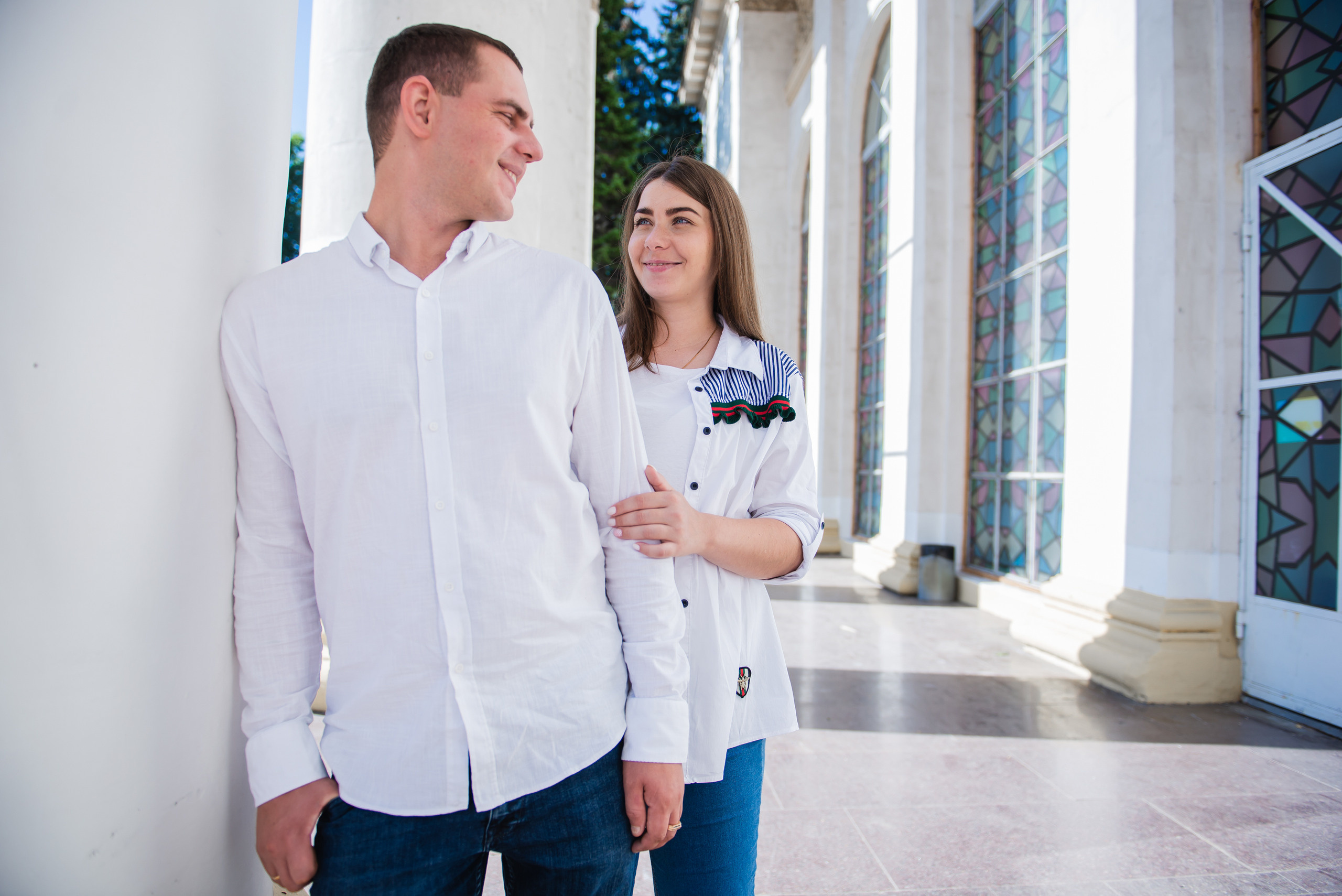 Сергій та Яна - фотосесія в трьох. Professional photographer Kiev — Pavlenko Victor