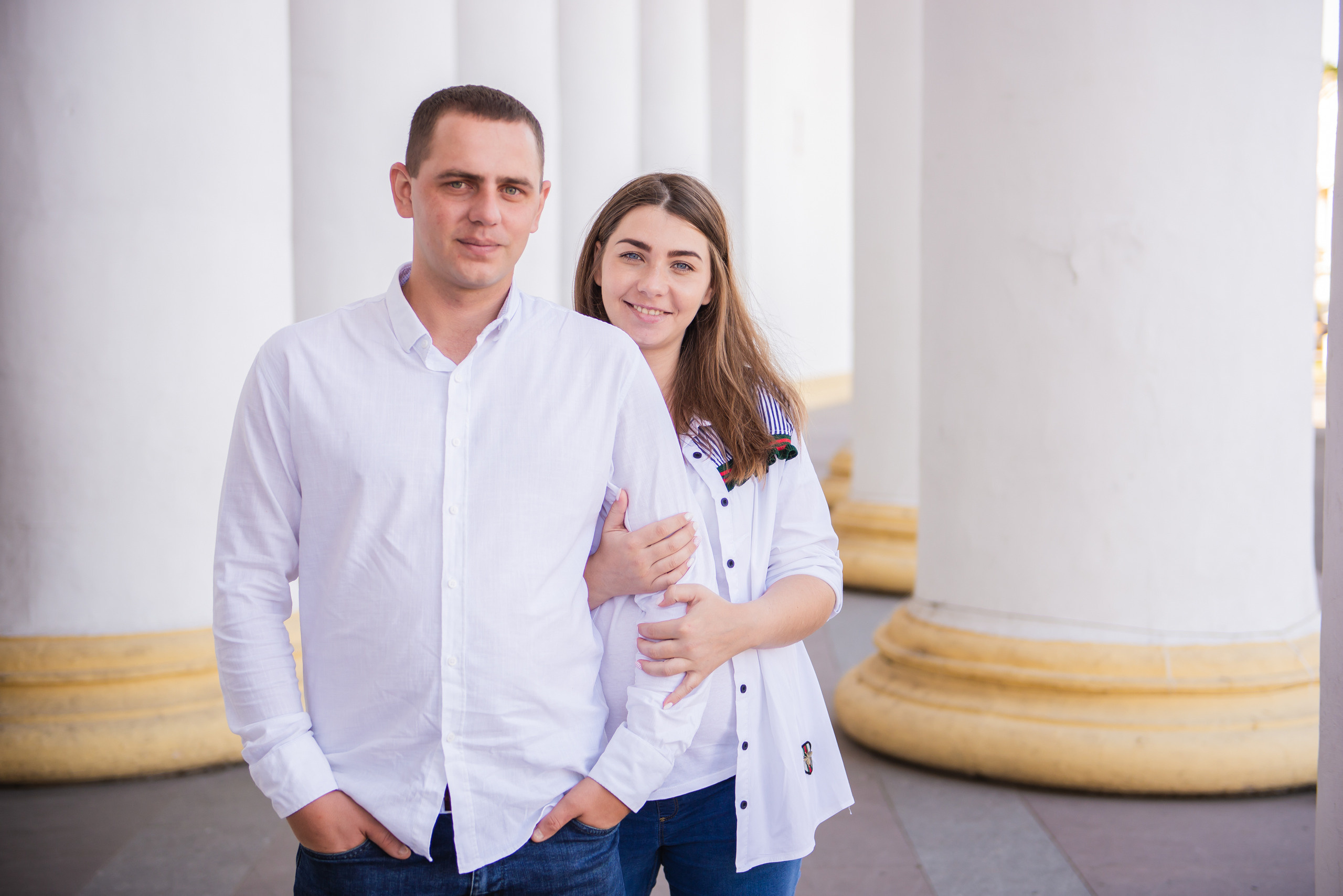 Сергій та Яна - фотосесія в трьох. Professional photographer Kiev — Pavlenko Victor