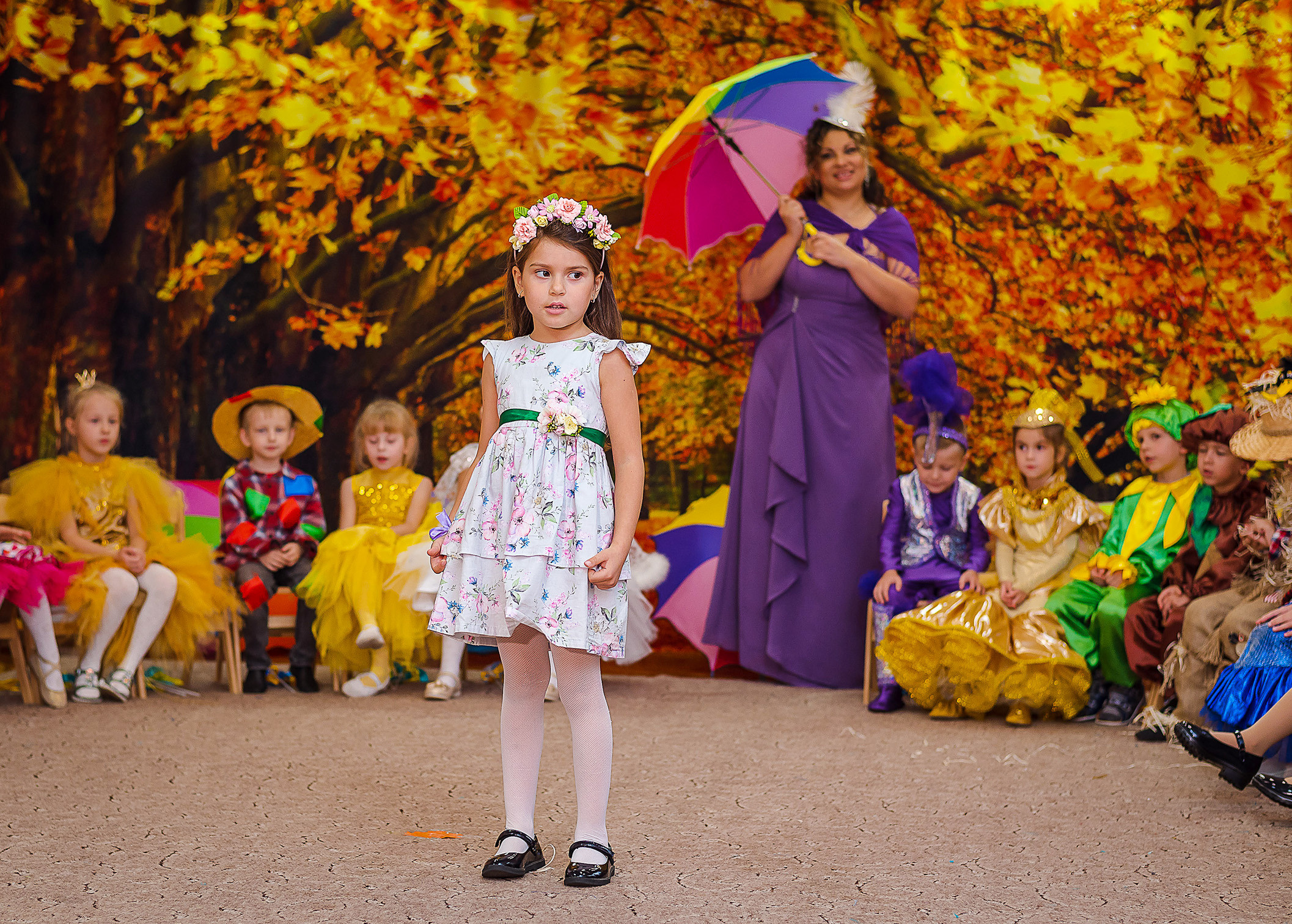 Осенний утренник в саду. Сімейний та дитячий фотограф в Одесі Нікола Світлана