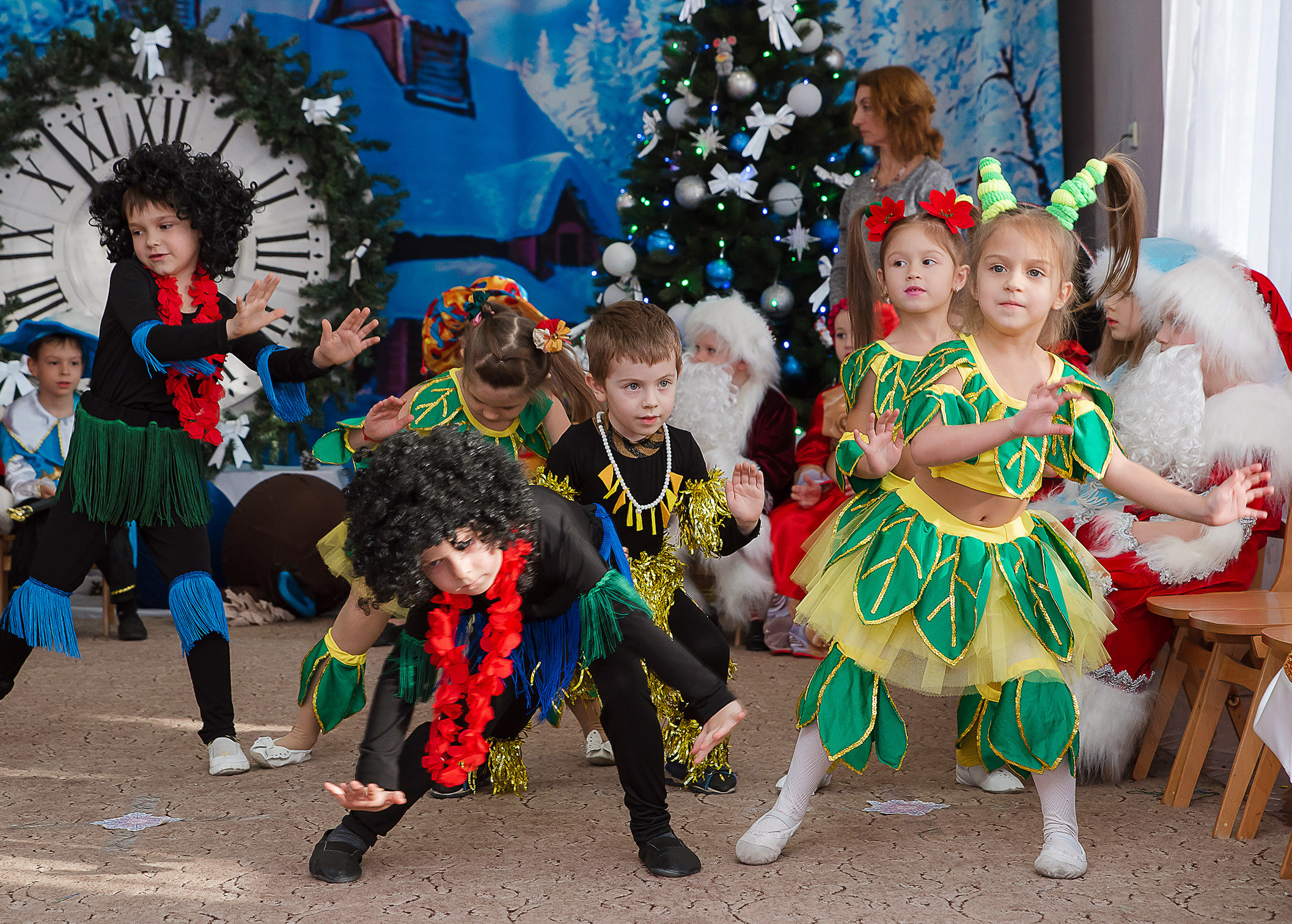 Утренник Новый год в саду. Сімейний та дитячий фотограф в Одесі Нікола Світлана
