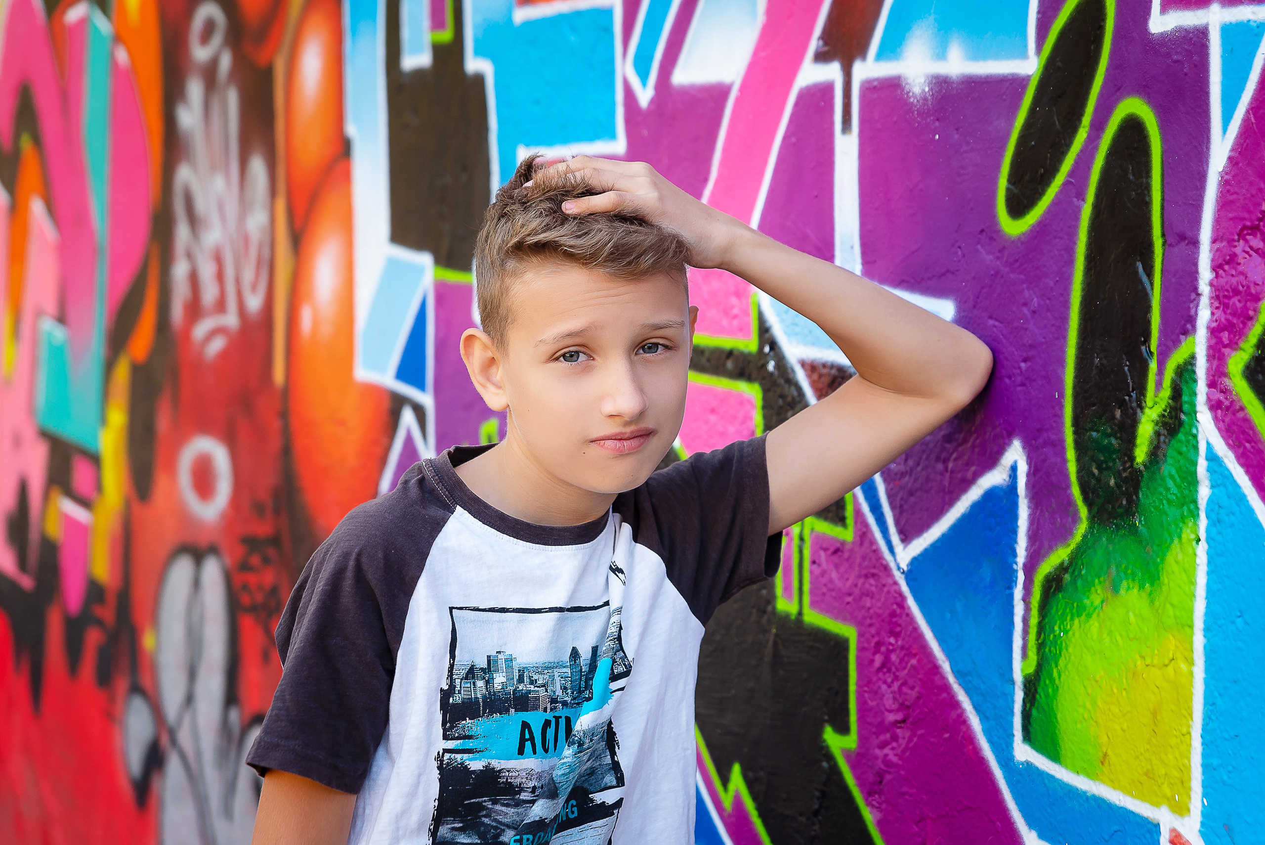 Графіті. Сімейний та дитячий фотограф в Одесі Нікола Світлана