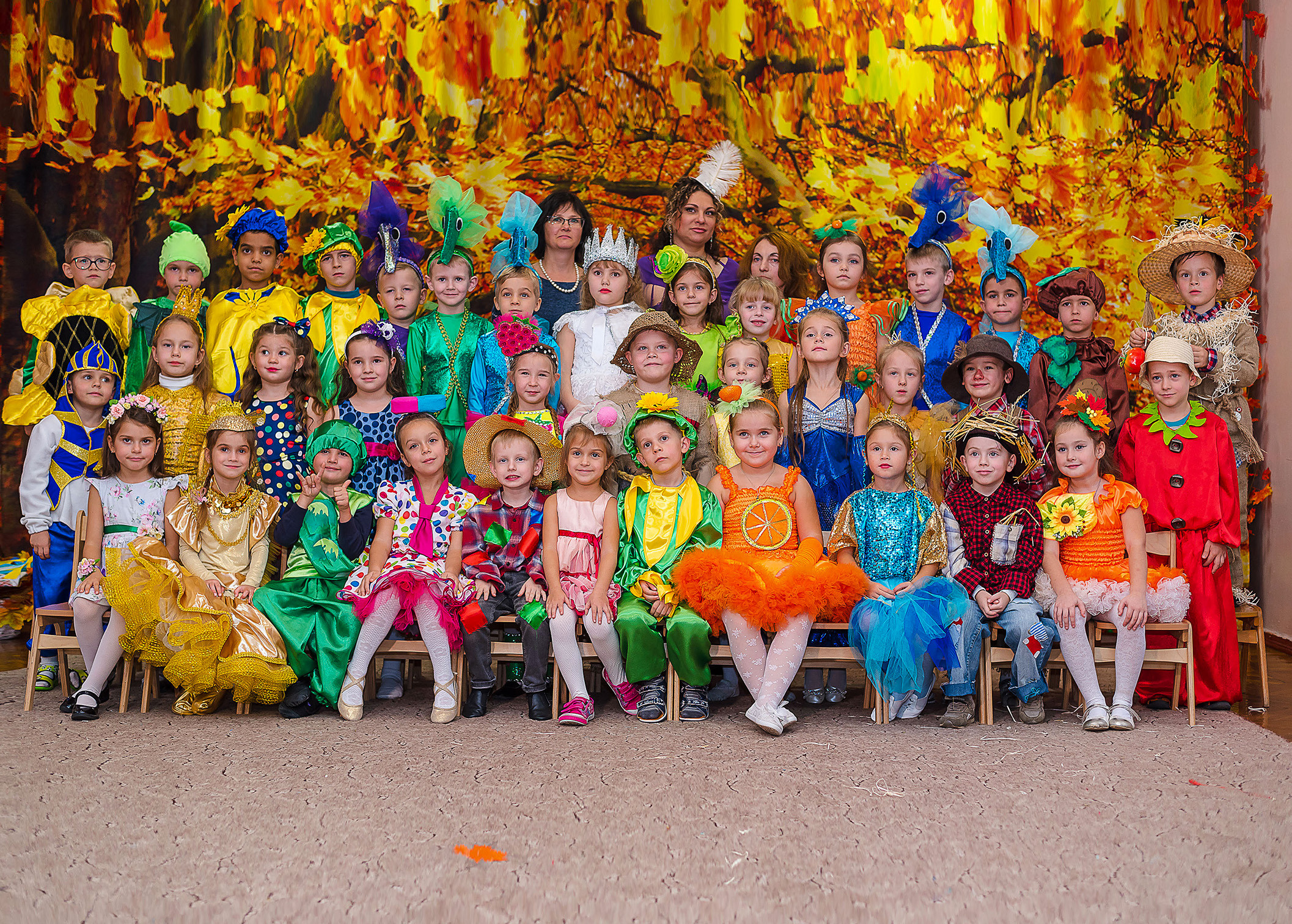Осенний утренник в саду. Сімейний та дитячий фотограф в Одесі Нікола Світлана