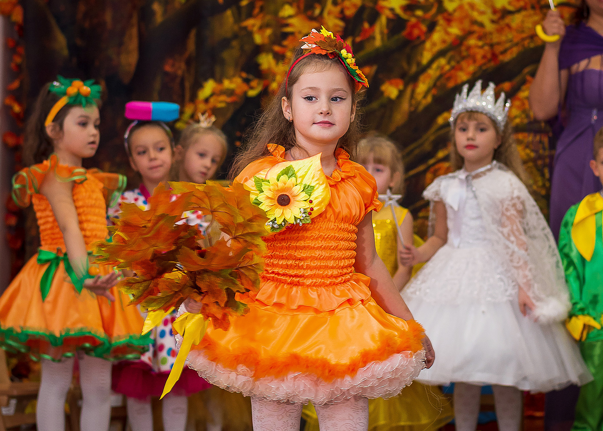 Осенний утренник в саду. Сімейний та дитячий фотограф в Одесі Нікола Світлана