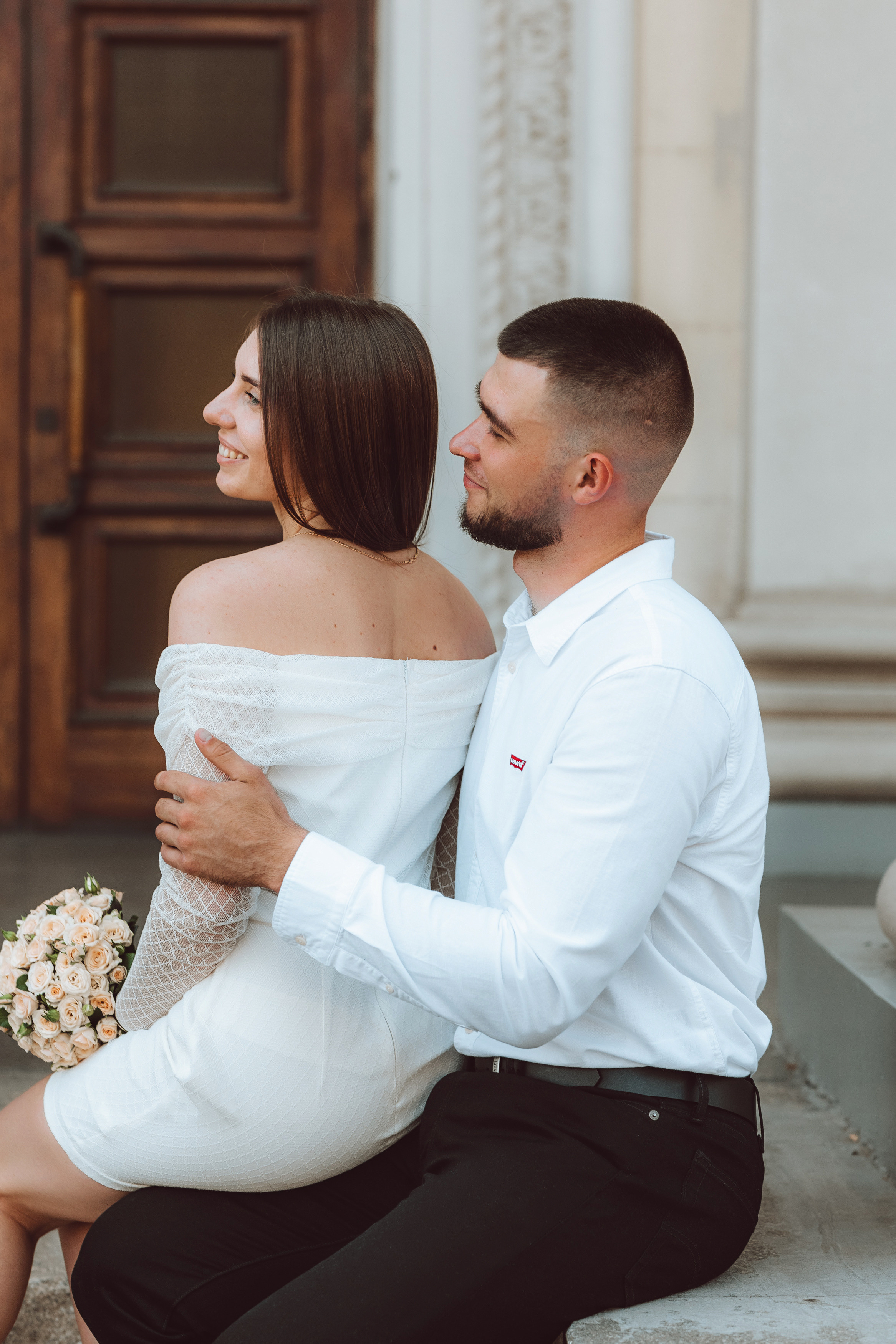 Даша и Саша. Свадебный и портретный фотограф в Запорожье Украина Elena Marshall