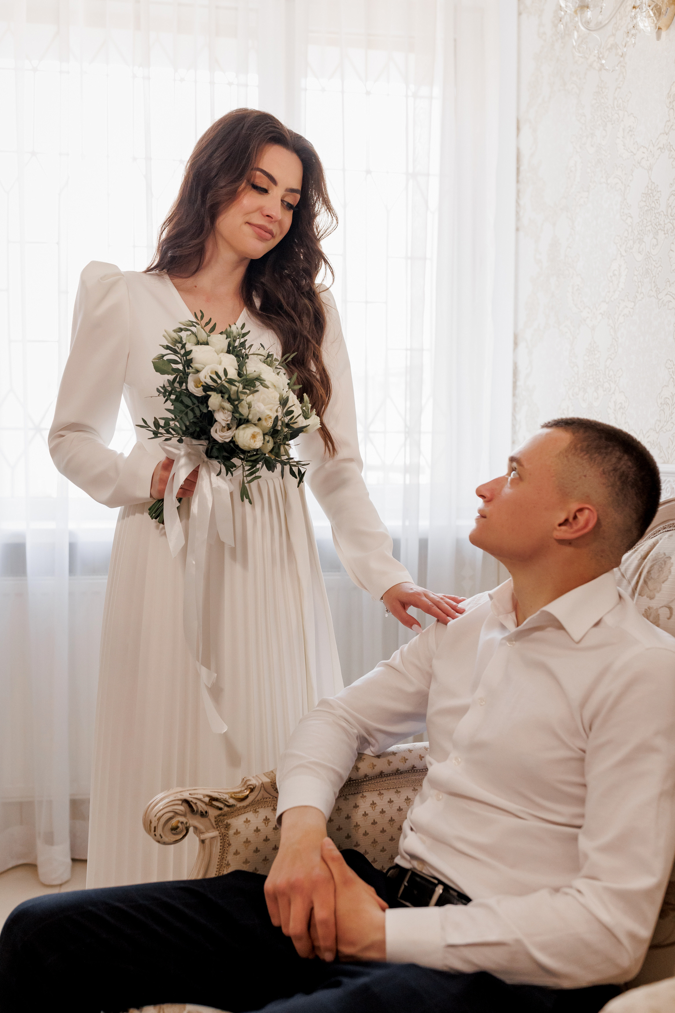 Лиза и Саша. Свадебный и портретный фотограф в Запорожье Украина Elena Marshall