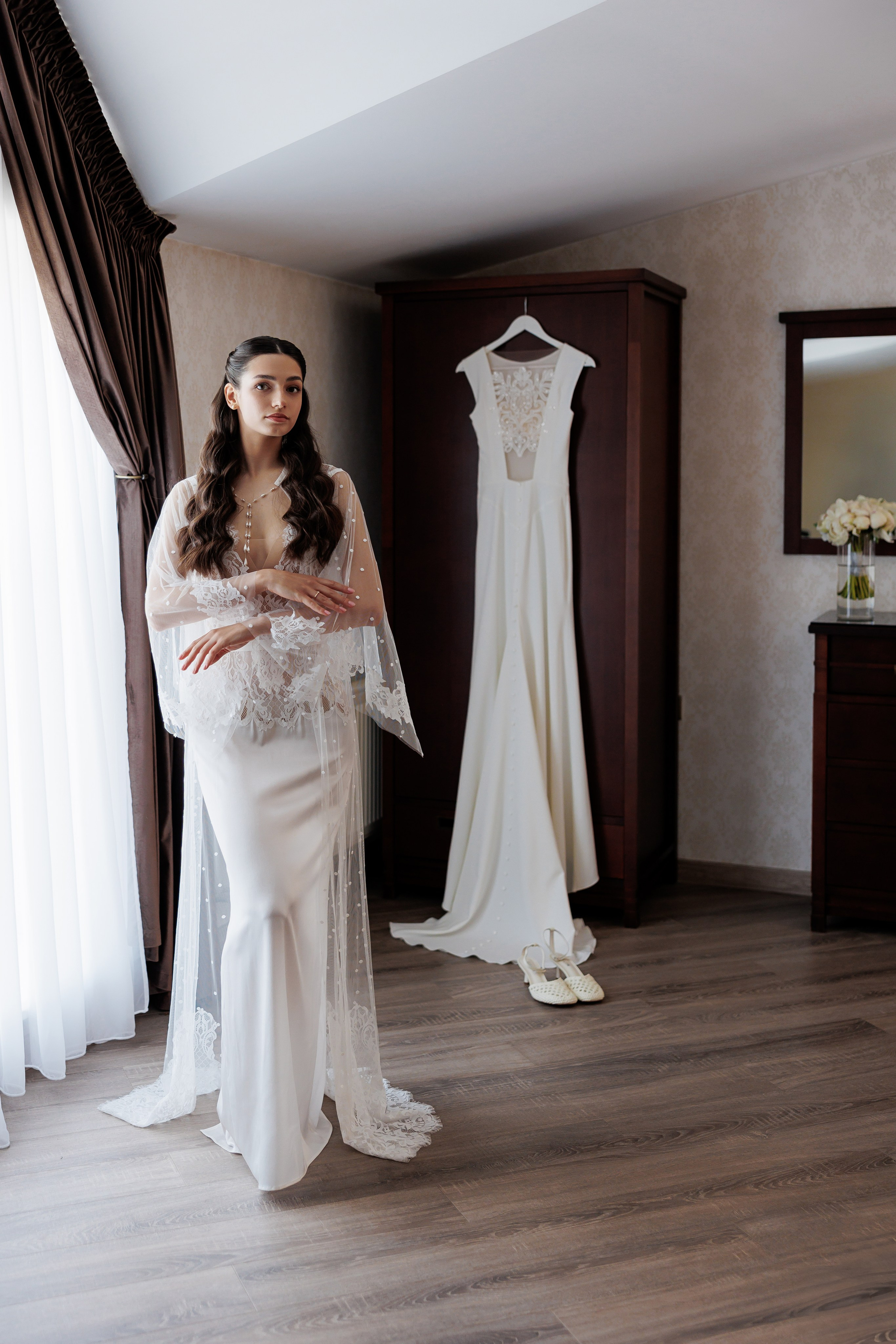 Портрет нареченої перед церемонією в Запоріжжя