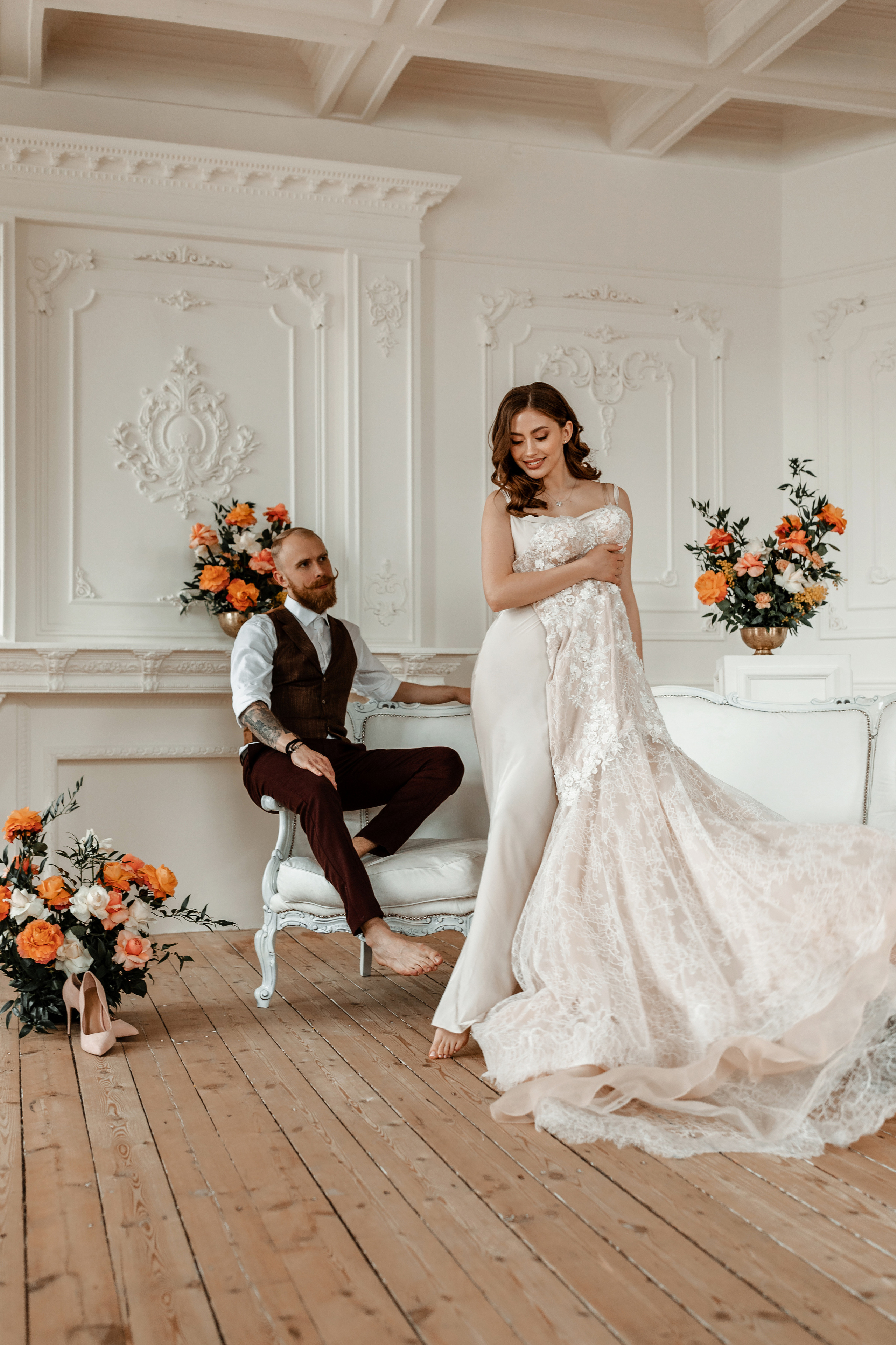 Илья и Мария. Свадебный и портретный фотограф в Запорожье Украина Elena Marshall