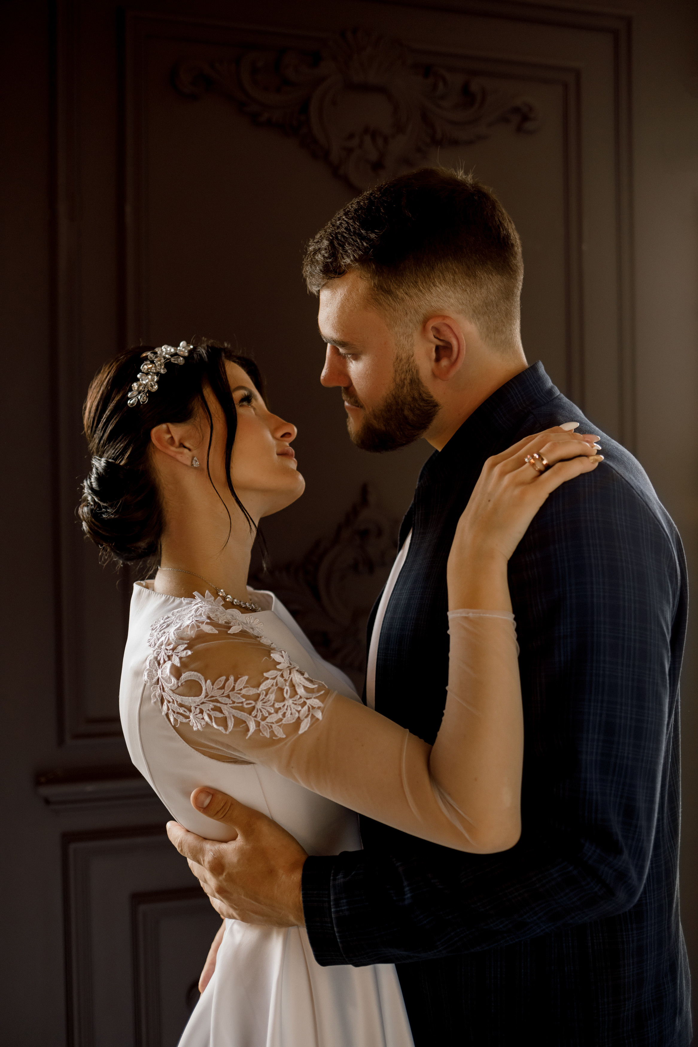 Алина и Дмитрий. Свадебный и портретный фотограф в Запорожье Украина Elena Marshall