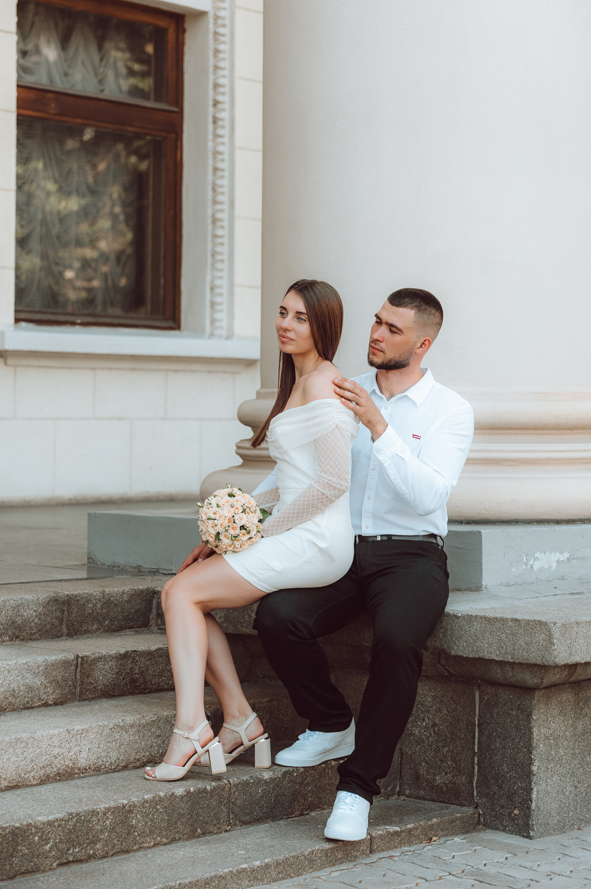 Даша и Саша. Свадебный и портретный фотограф в Запорожье Украина Elena Marshall