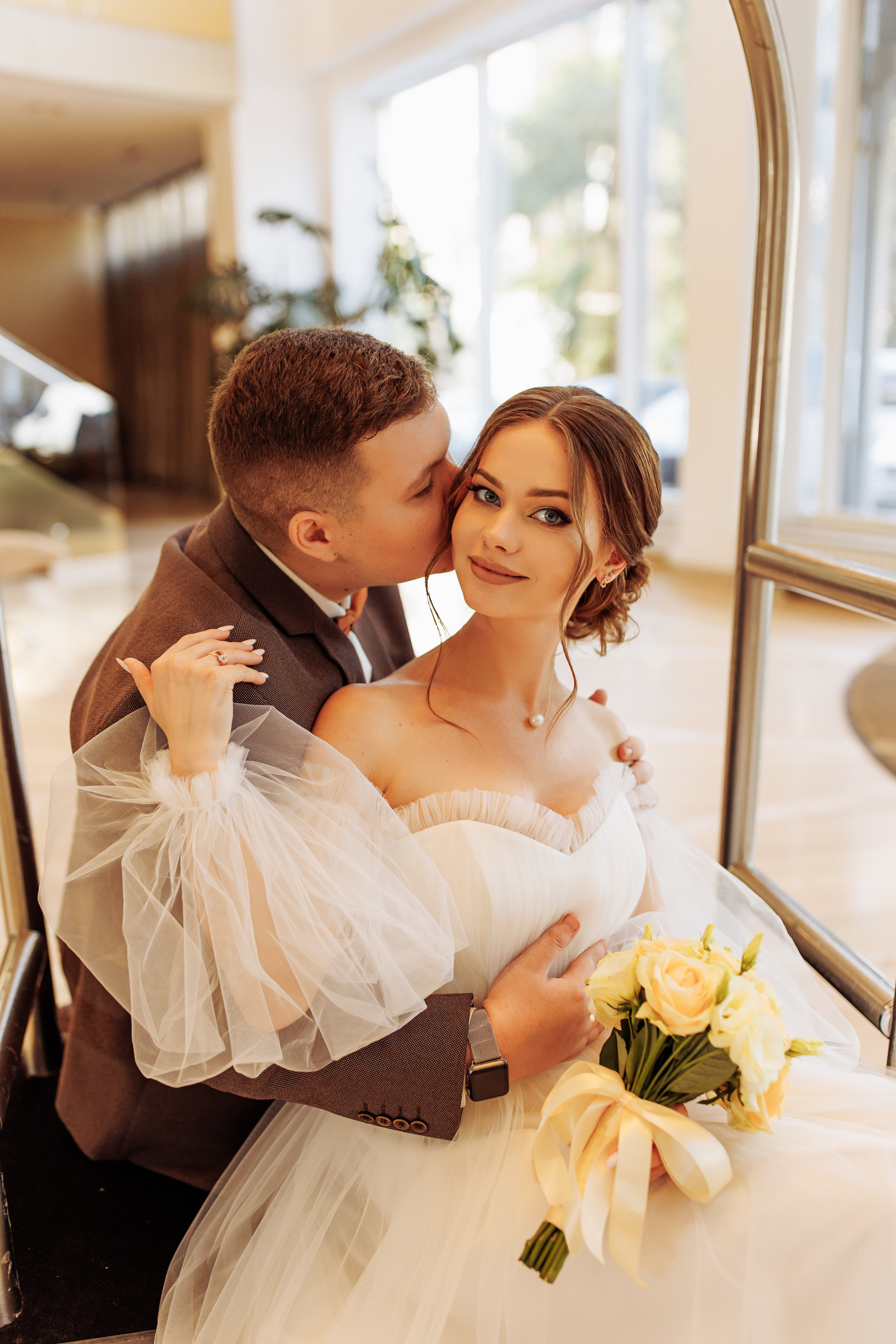 Алина и Артем. Свадебный и портретный фотограф в Запорожье Украина Elena Marshall