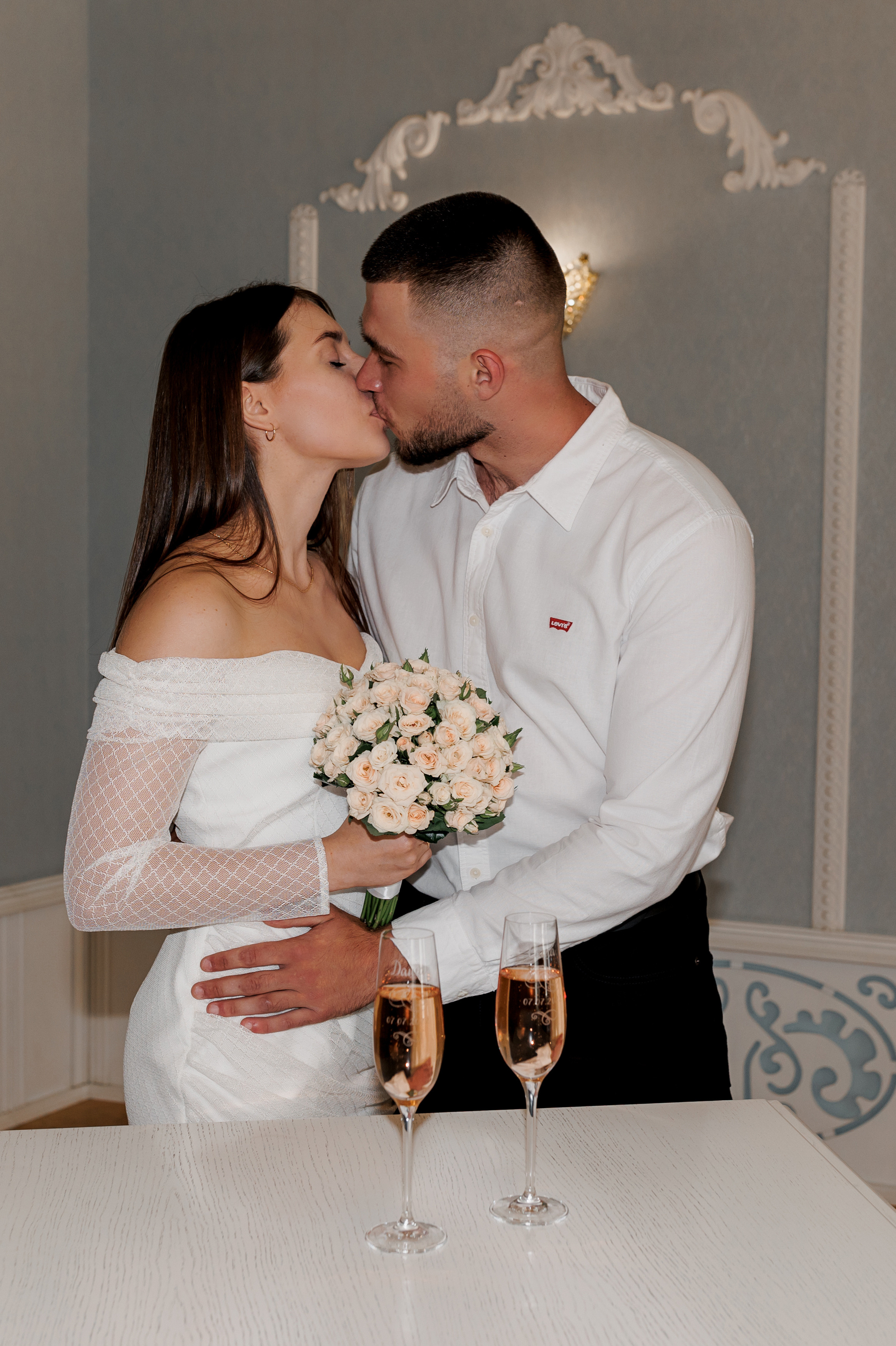 Даша и Саша. Свадебный и портретный фотограф в Запорожье Украина Elena Marshall