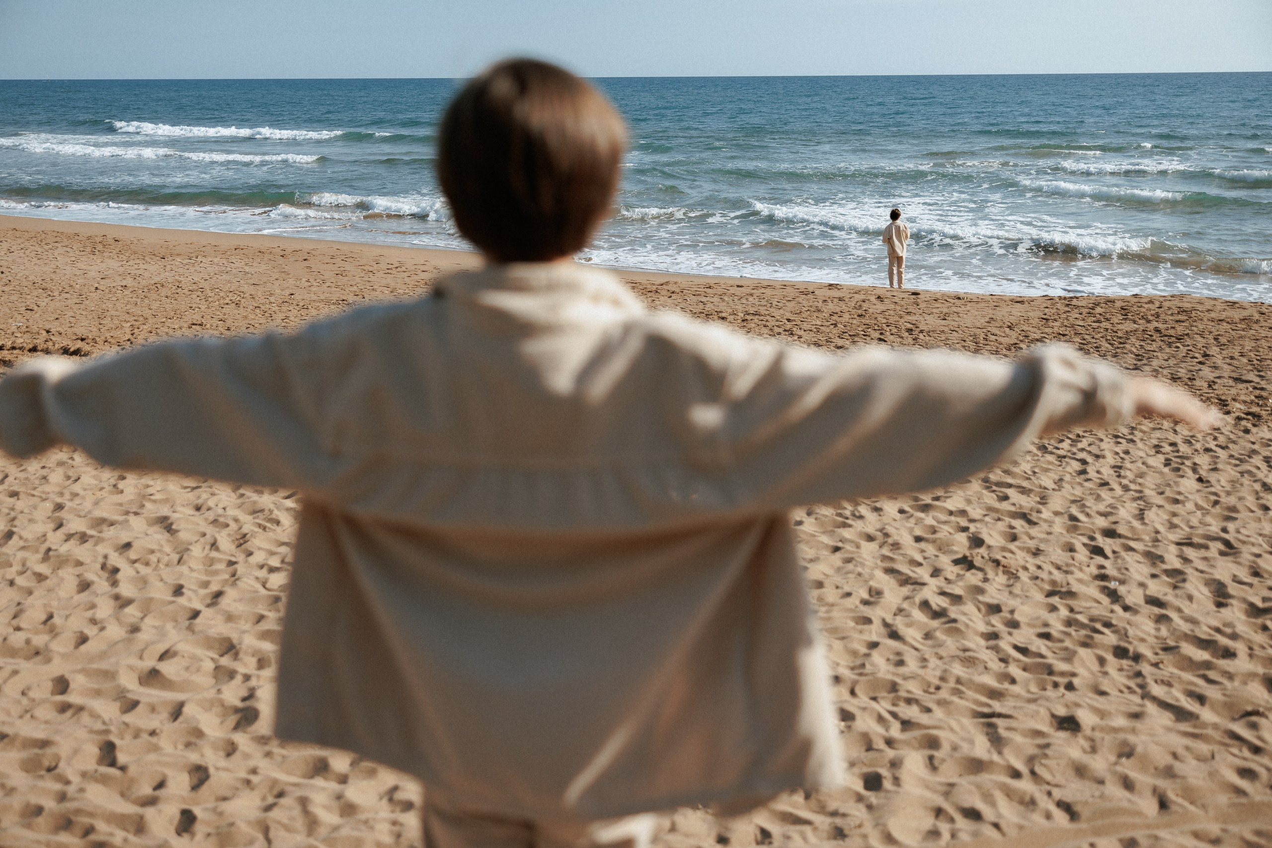 Family photo session on the beach in Vancouver BC Сanada. Twins. Ivan Skufinsky — wedding and family photographer in Vancouver