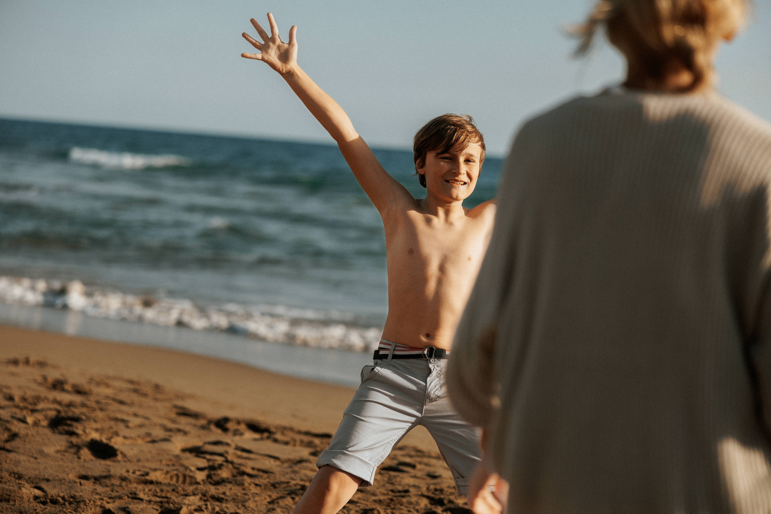 Family photo session on the beach in Vancouver BC Сanada. Twins. Ivan Skufinsky — wedding and family photographer in Vancouver