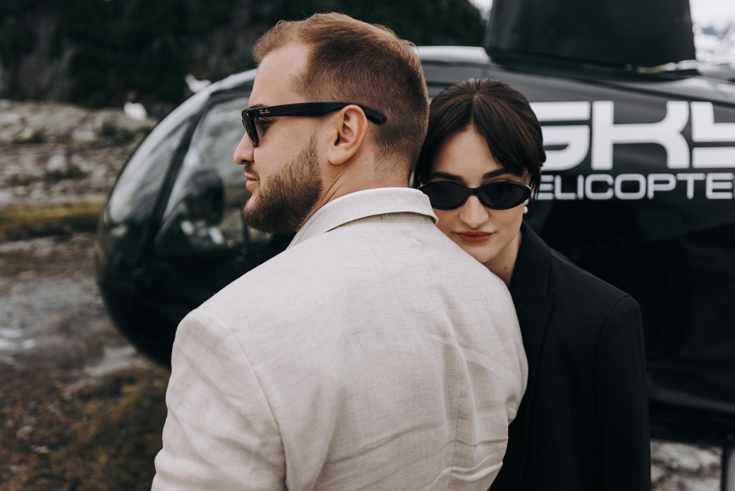 Sky-High Love: Stunning Vancouver Mountain Wedding Shoot by Helicopter. Ivan Skufinsky — wedding and family photographer in Vancouver