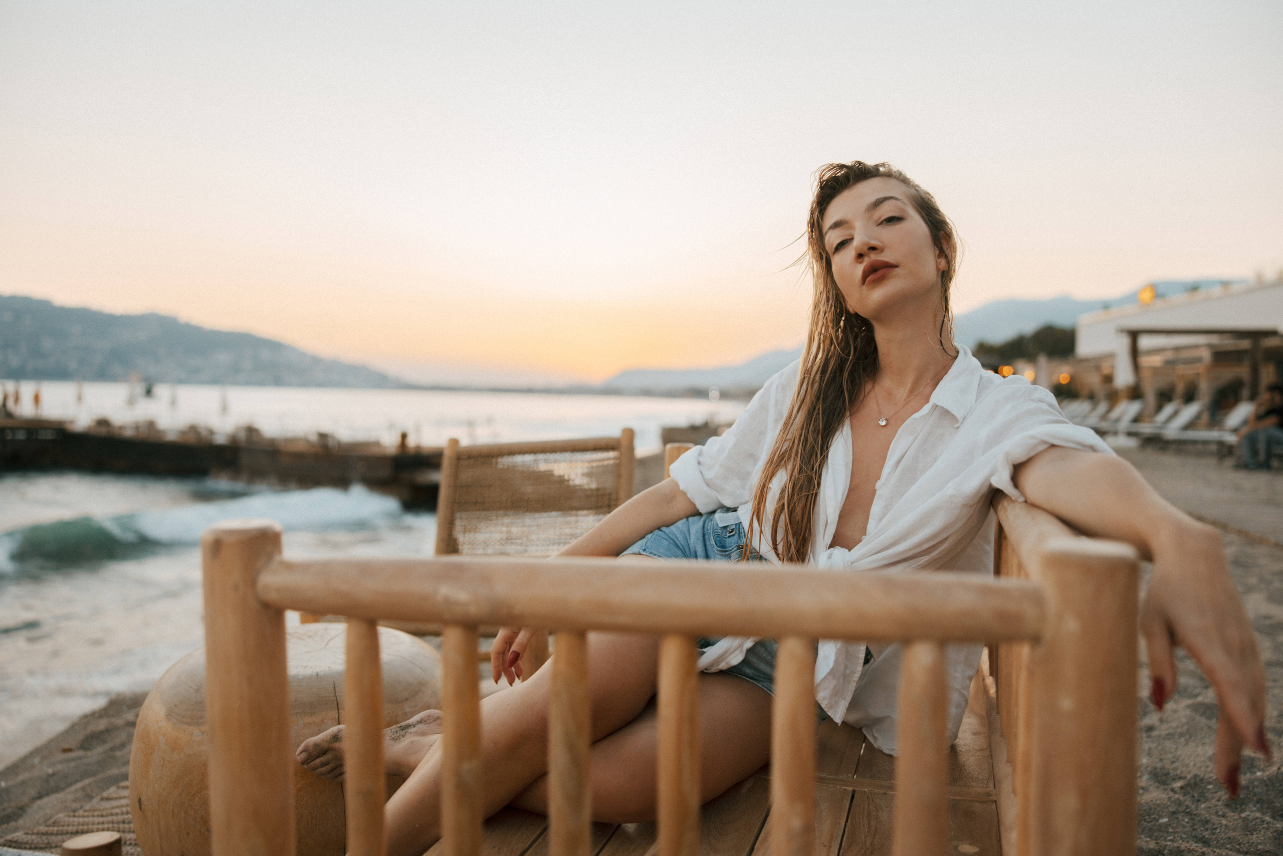 Masha Zhuuuk. Sunset Sea. Ivan Skufinsky — wedding and family photographer in Vancouver