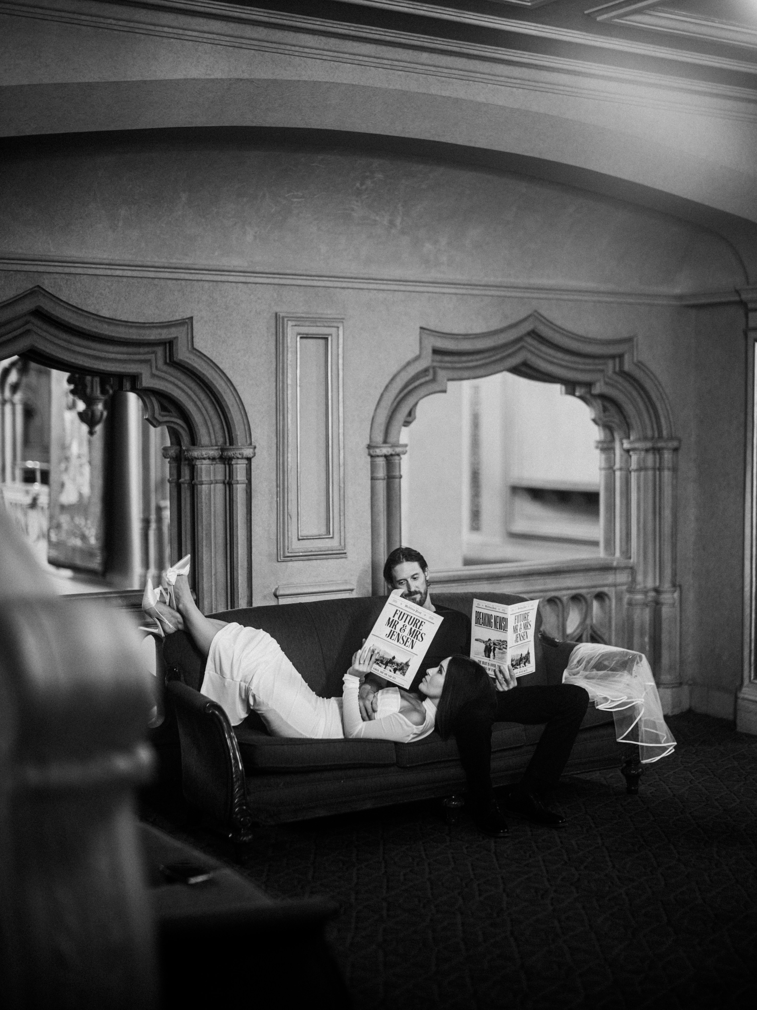 Orpheum Theatre Engagement Session | Vancouver Engagement Photographer
