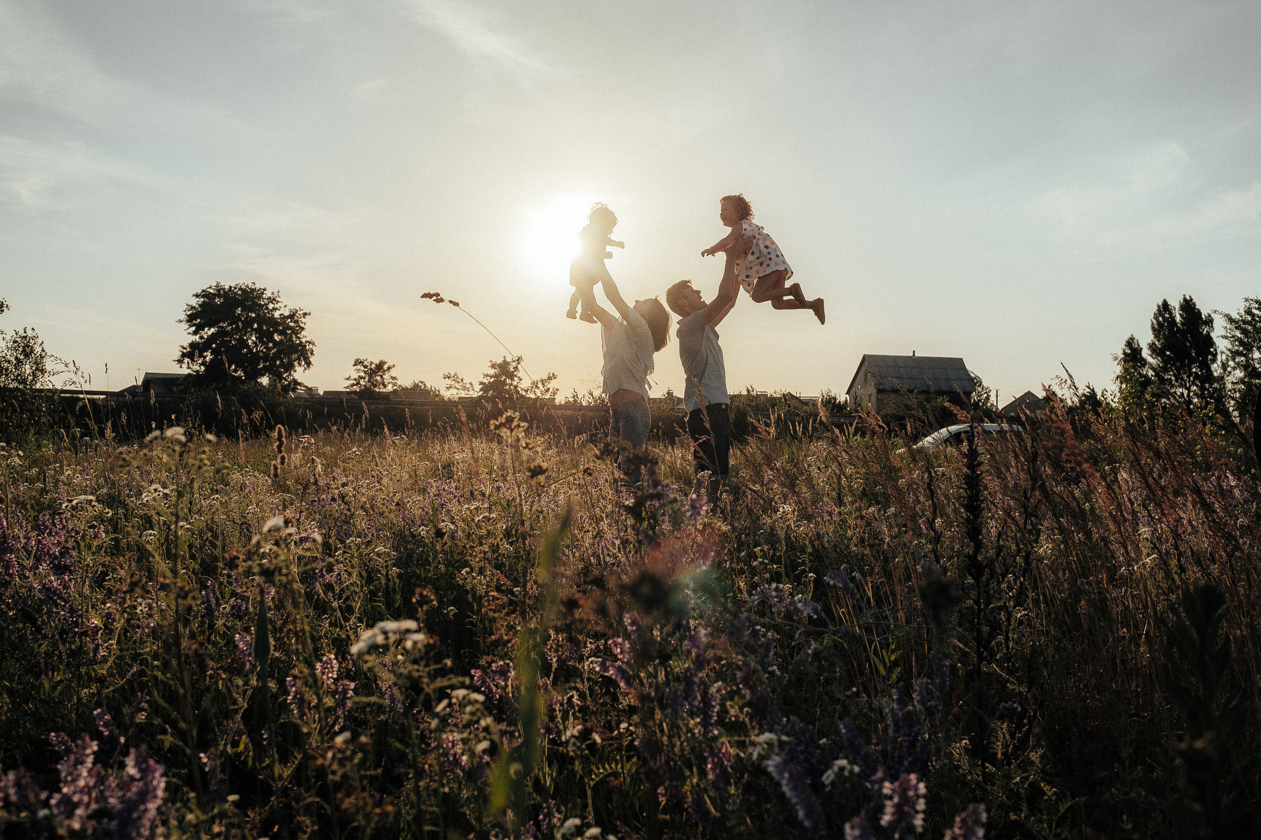 фотосессия на закате