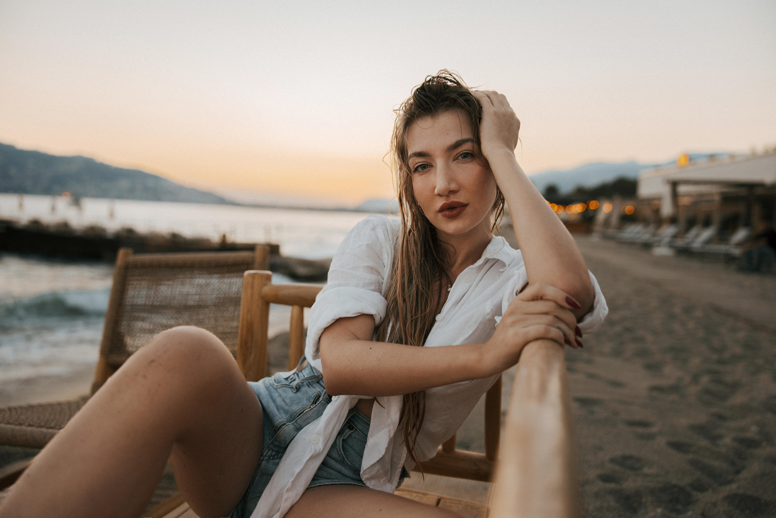 Masha Zhuuuk. Sunset Sea. Ivan Skufinsky — wedding and family photographer in Vancouver