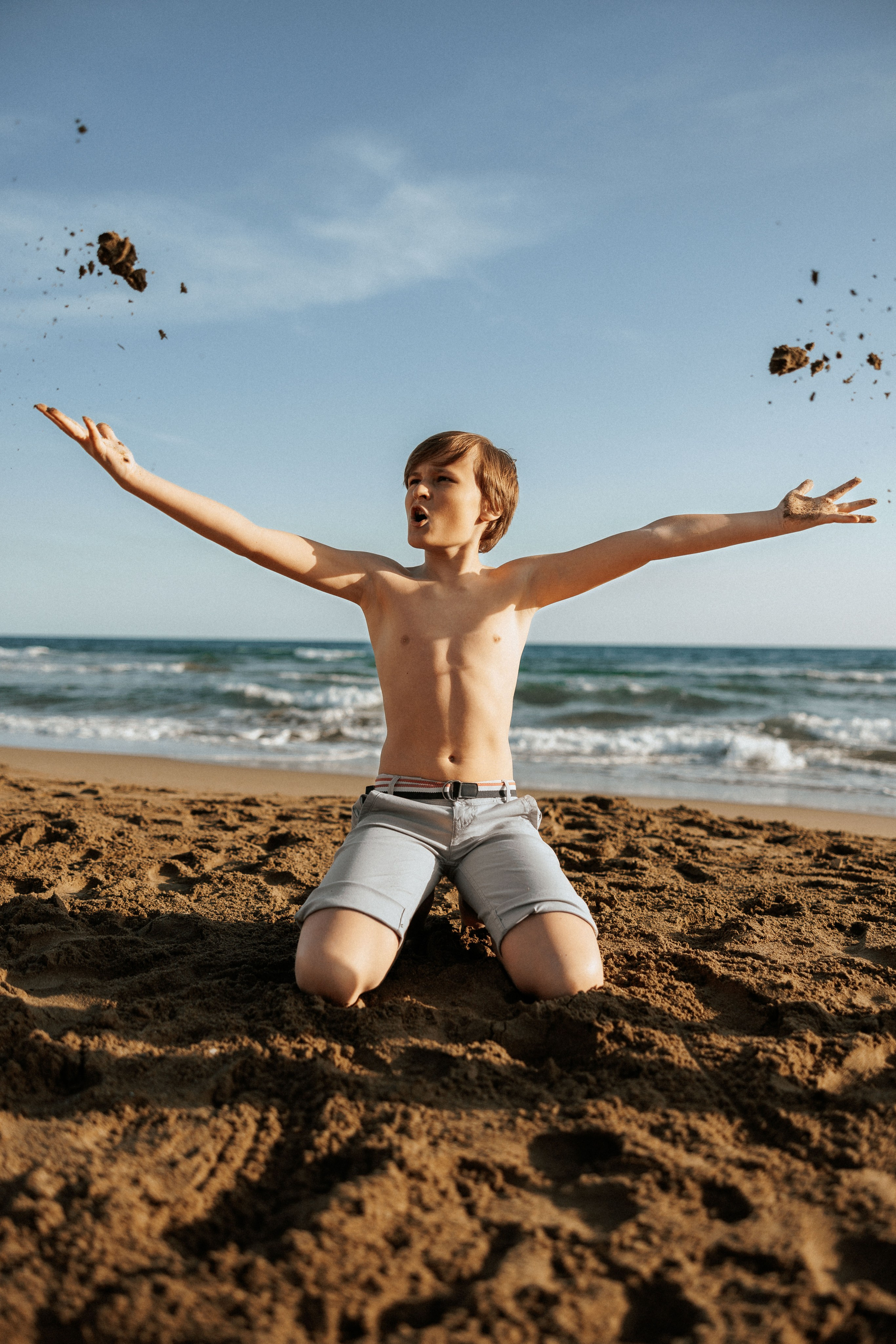 Family photo session on the beach in Vancouver BC Сanada. Twins. Ivan Skufinsky — wedding and family photographer in Vancouver