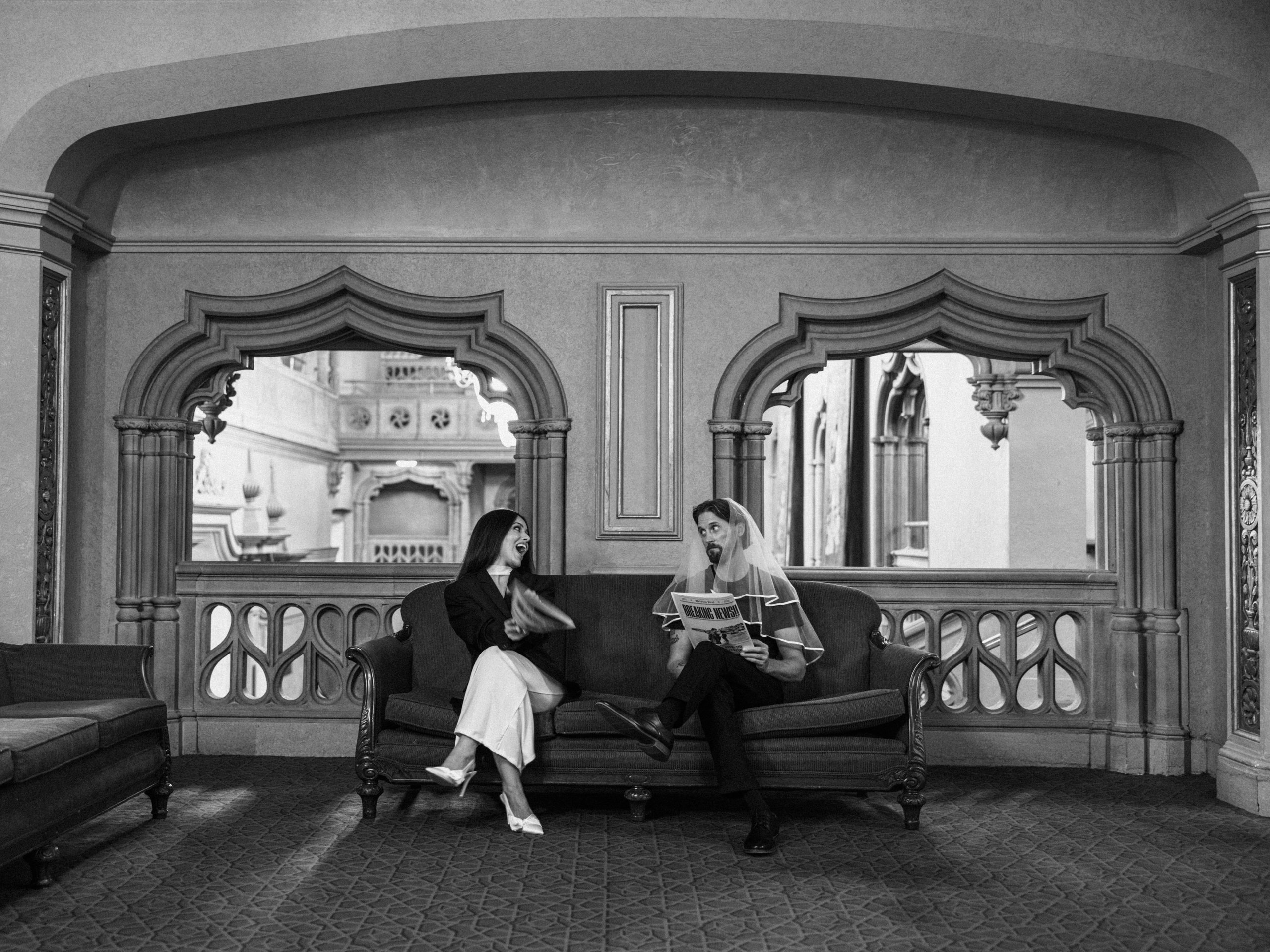 Orpheum Theatre Engagement Session | Vancouver Engagement Photographer