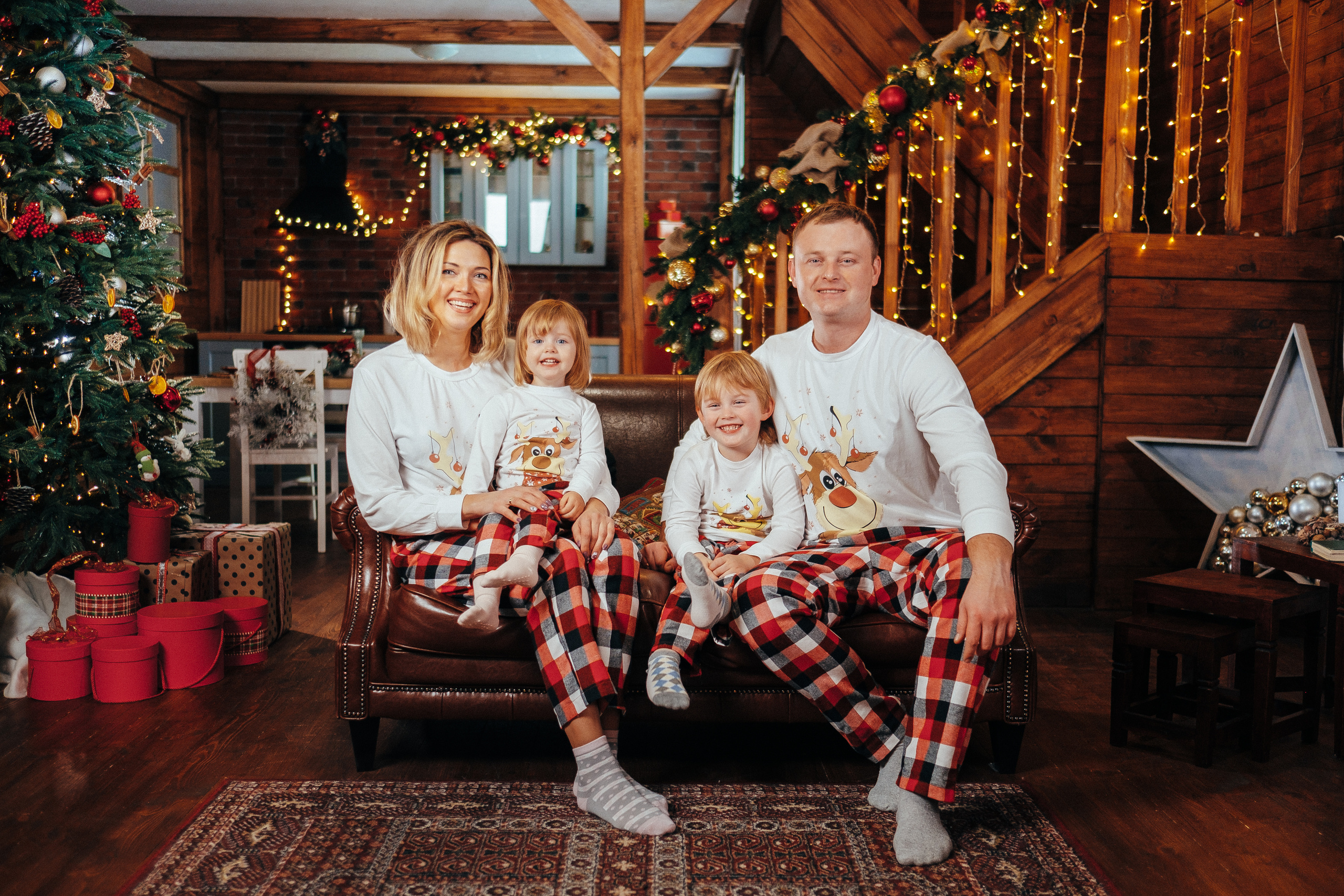 новогодняя фотосессия в фотостудии