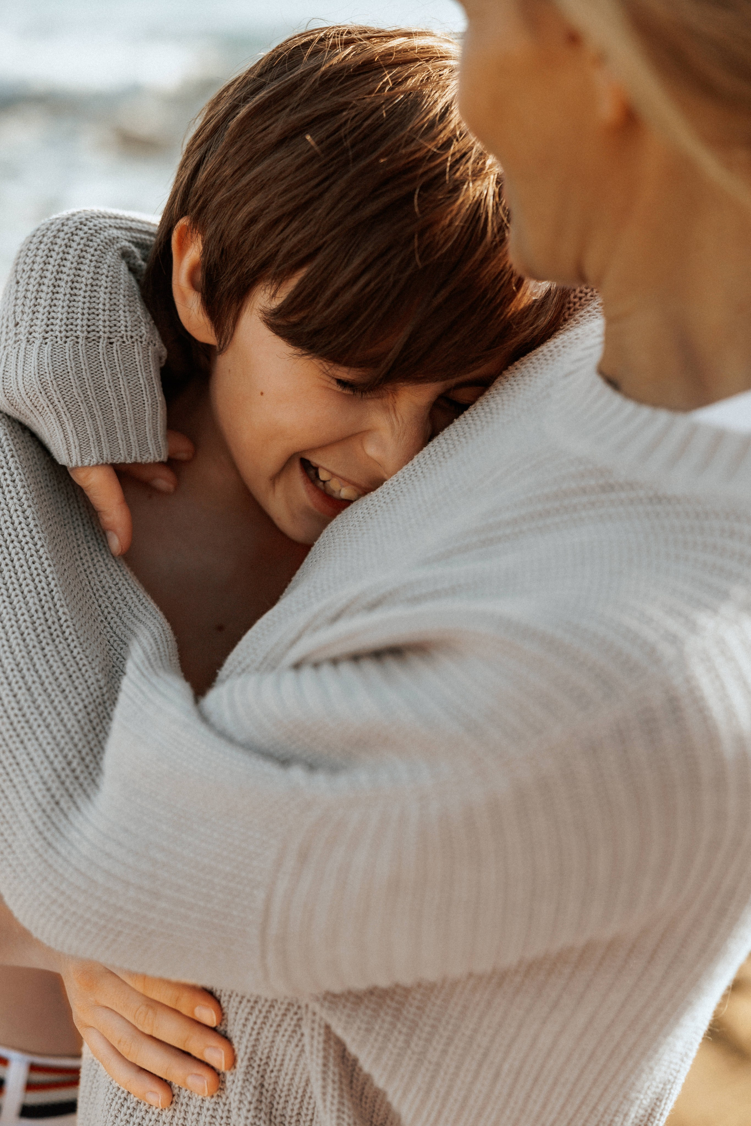 Family photo session on the beach in Vancouver BC Сanada. Twins. Ivan Skufinsky — wedding and family photographer in Vancouver