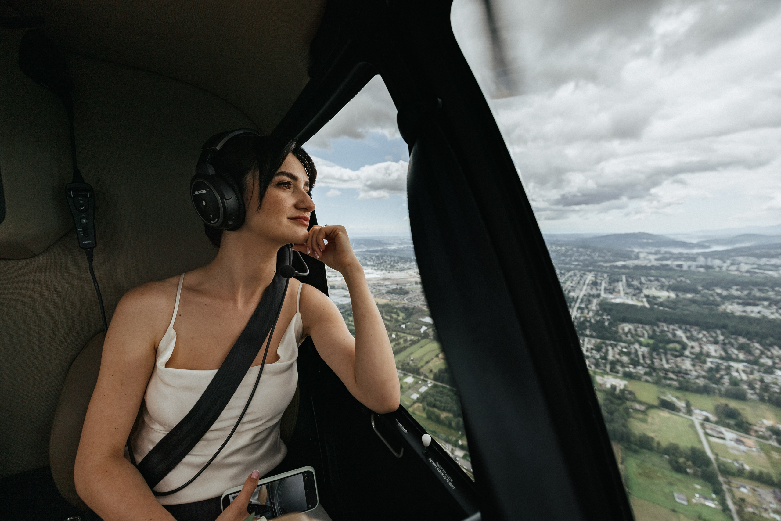 Sky-High Love: Stunning Vancouver Mountain Wedding Shoot by Helicopter. Ivan Skufinsky — wedding and family photographer in Vancouver