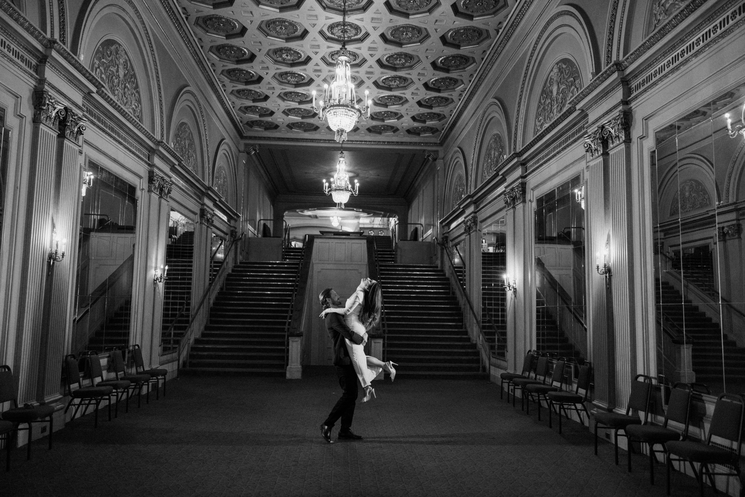 Orpheum Theatre Engagement Session | Vancouver Engagement Photographer