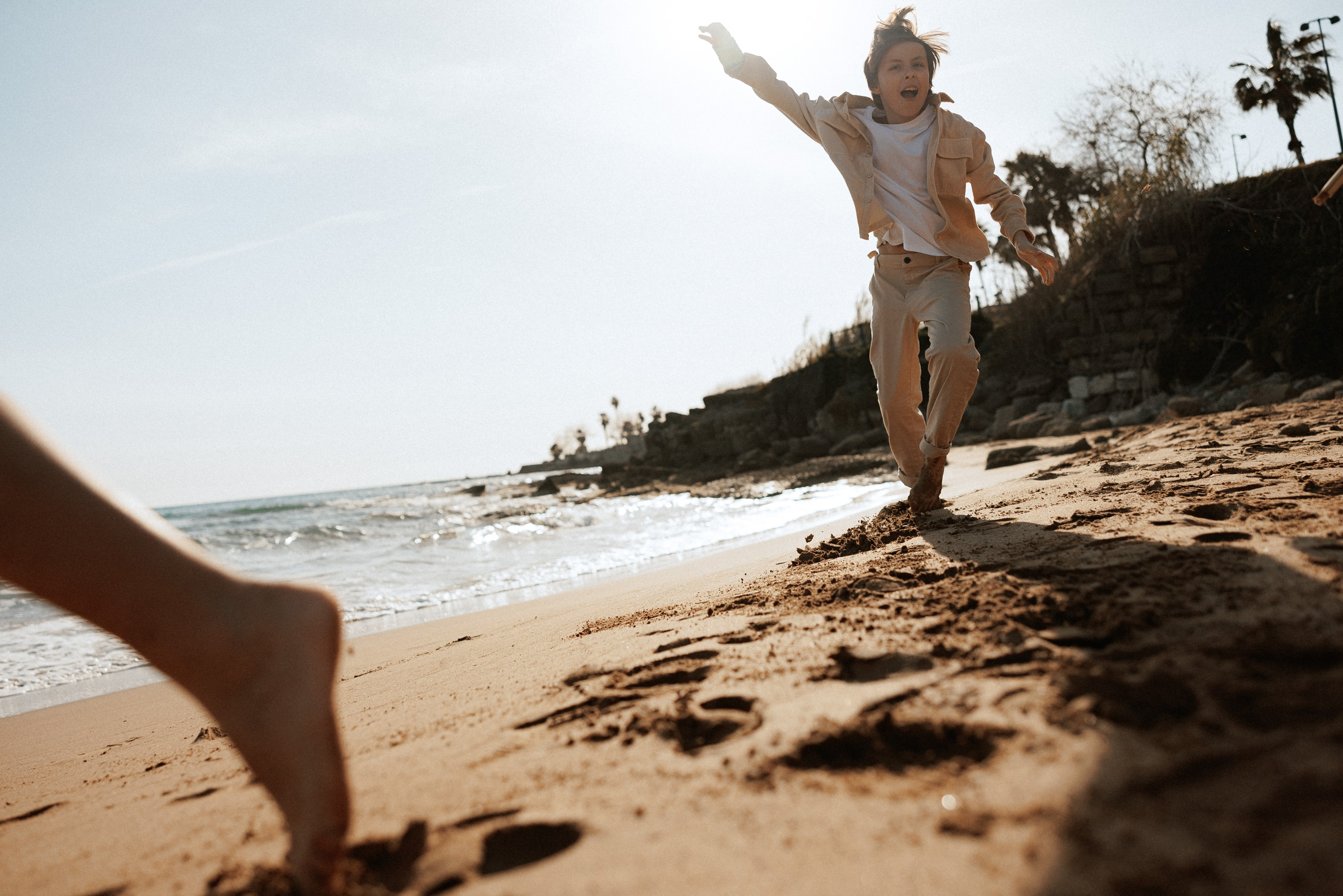 Family photo session on the beach in Vancouver BC Сanada. Twins. Ivan Skufinsky — wedding and family photographer in Vancouver