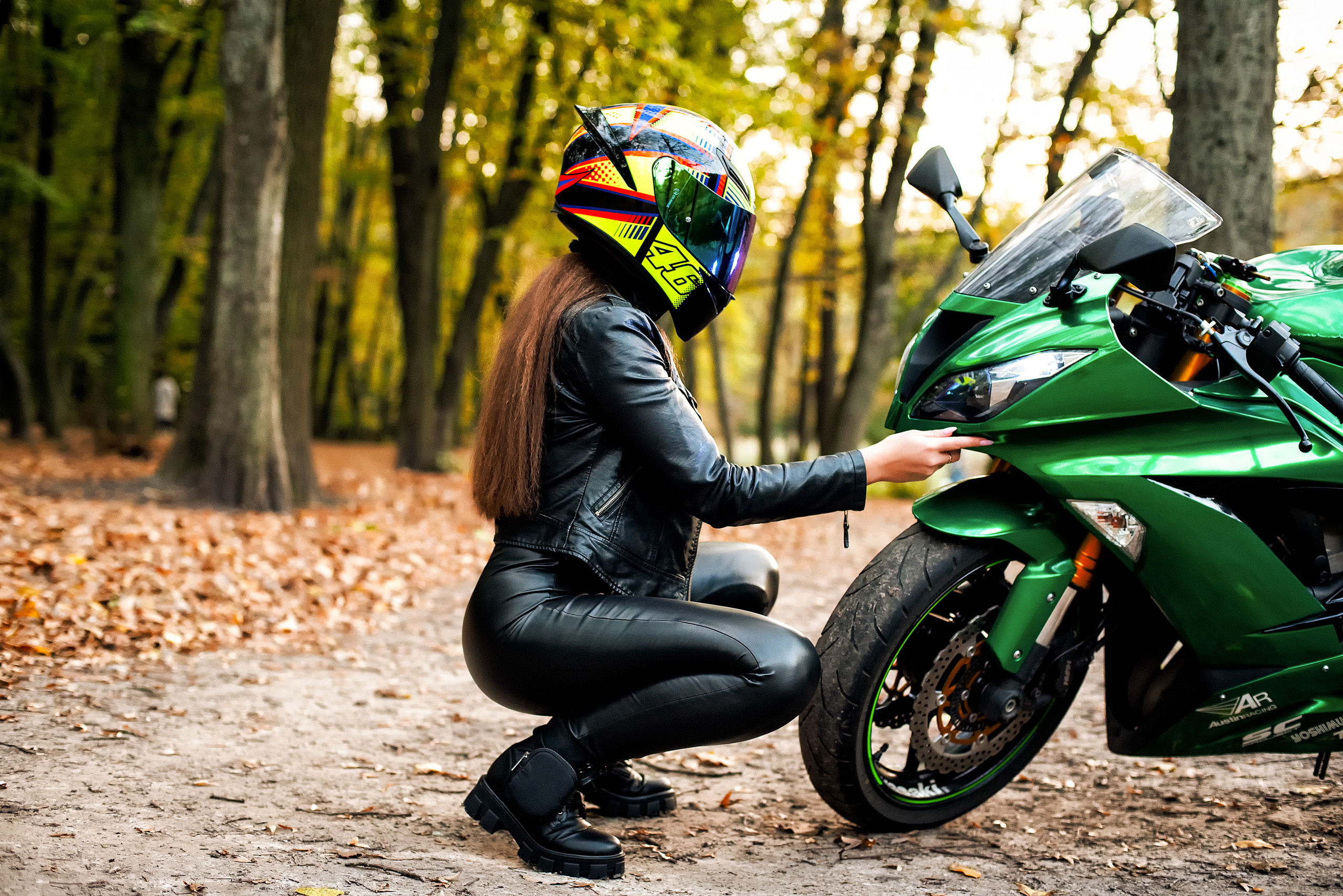 Moto Girl. Wedding, family and individual photographer Drapak Mikhail, England