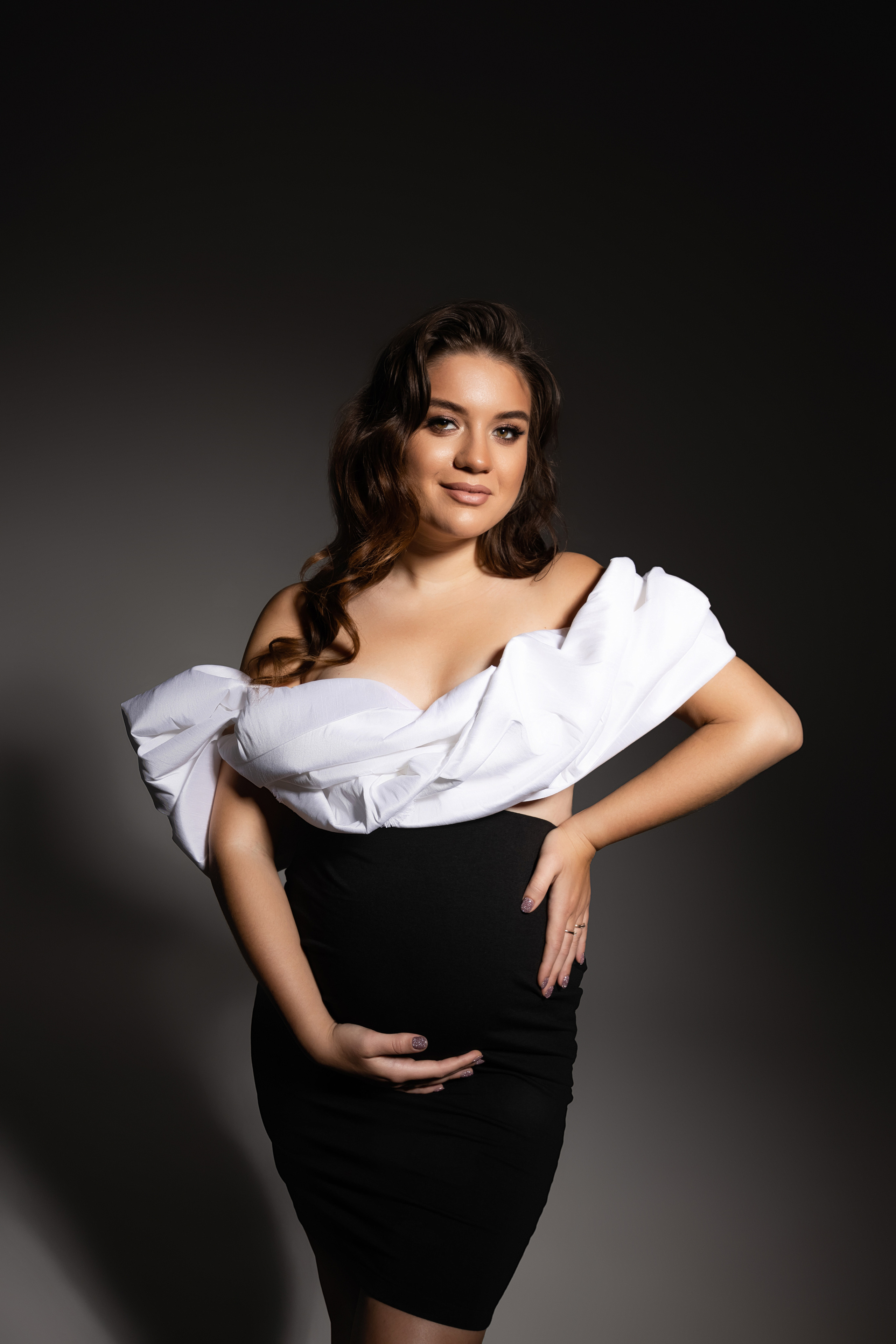 Фотосессия беременности Наталии. Стильний Фотограф Роксана Київ Варшава| Вагітність, жіночий портрет