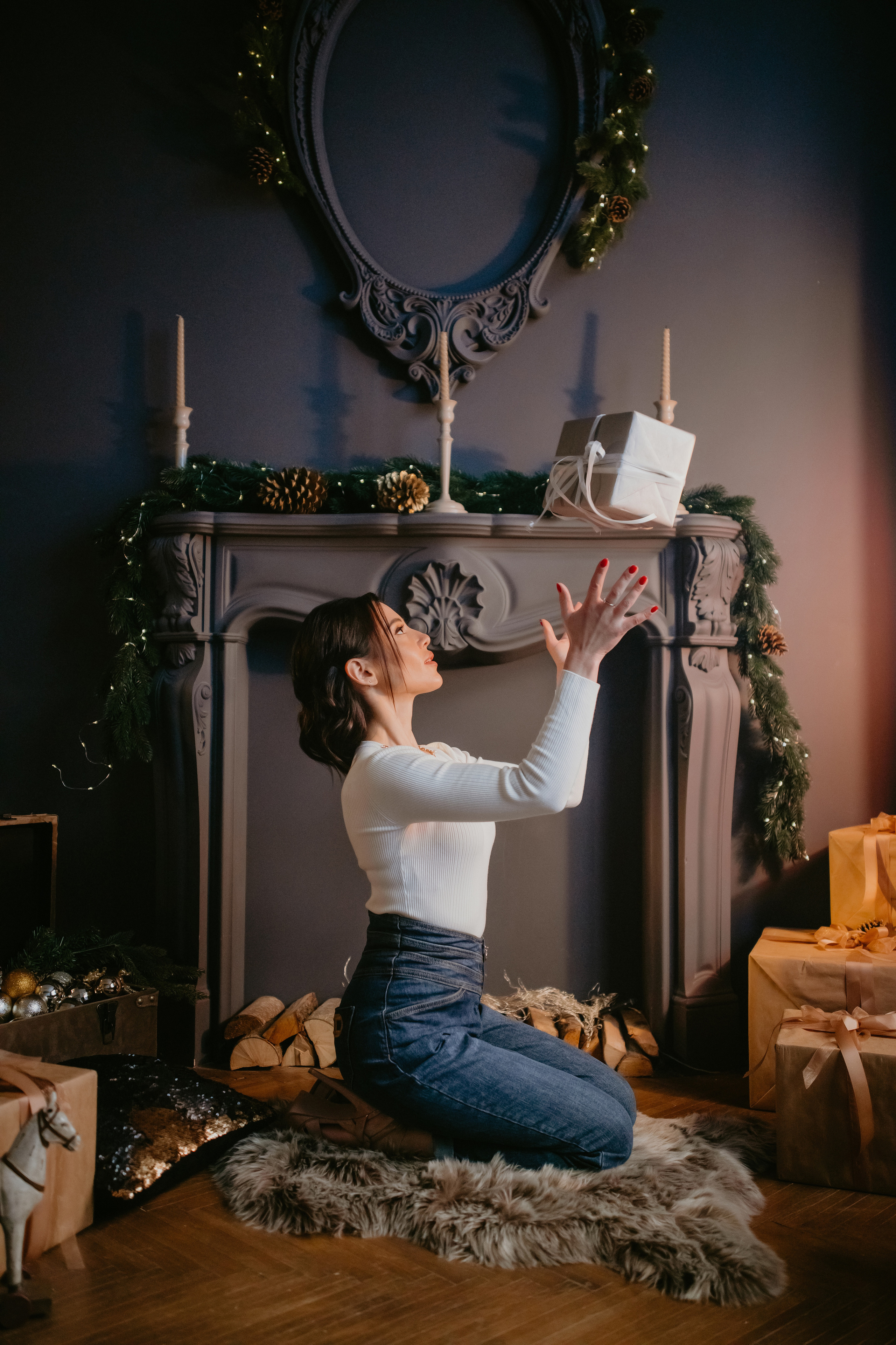 Новорічна зйомка Маряни. Весільний фотограф у Львові Мирон Роксоляна