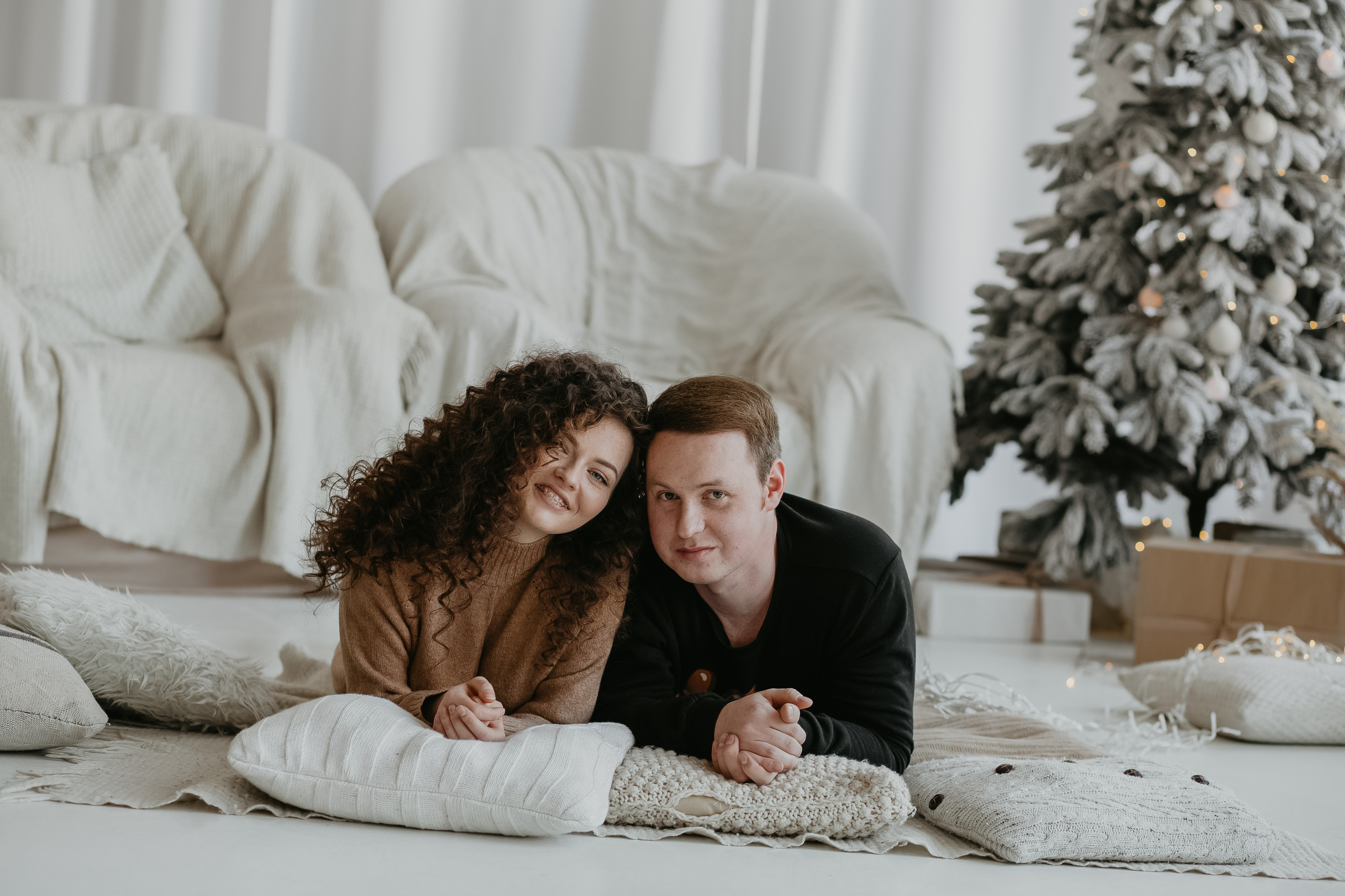 Новорічна зйомка Марта та Андрій. Весільний фотограф у Львові Мирон Роксоляна