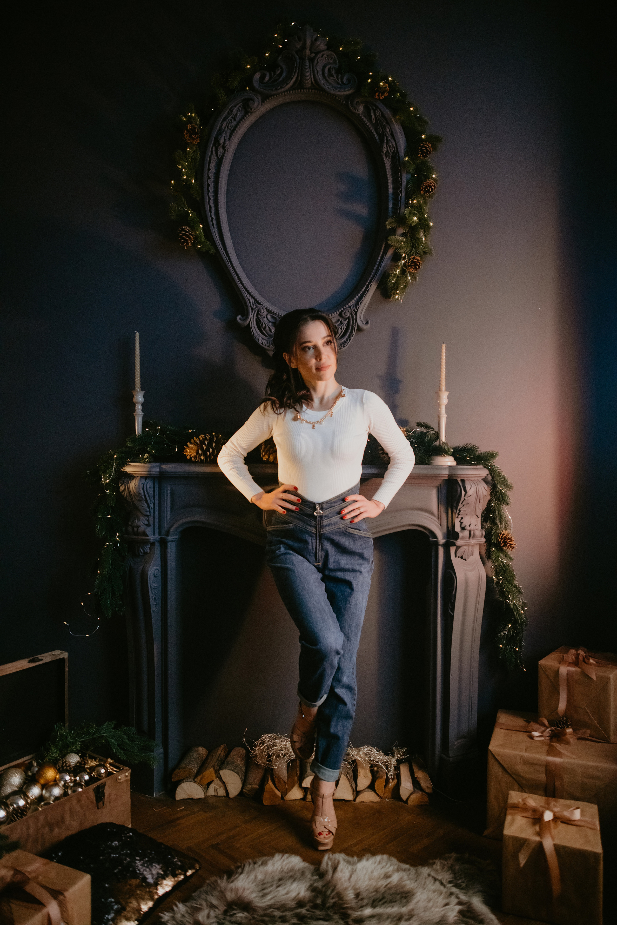 Новорічна зйомка Маряни. Весільний фотограф у Львові Мирон Роксоляна