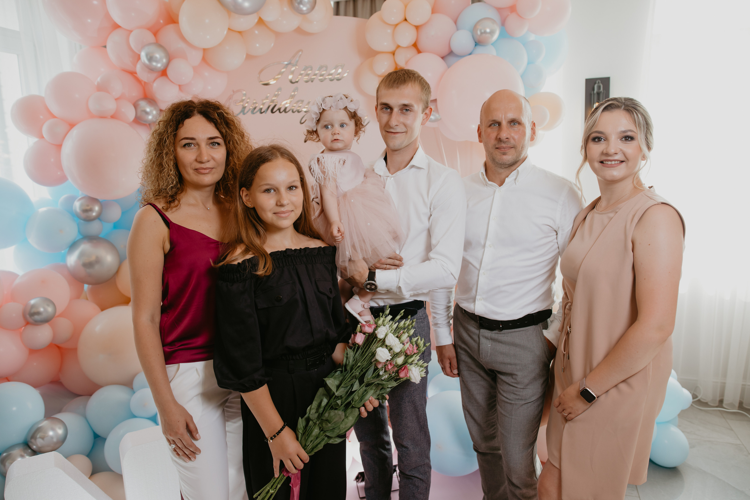 День народження Анна 1 рочок. Весільний фотограф у Львові Мирон Роксоляна