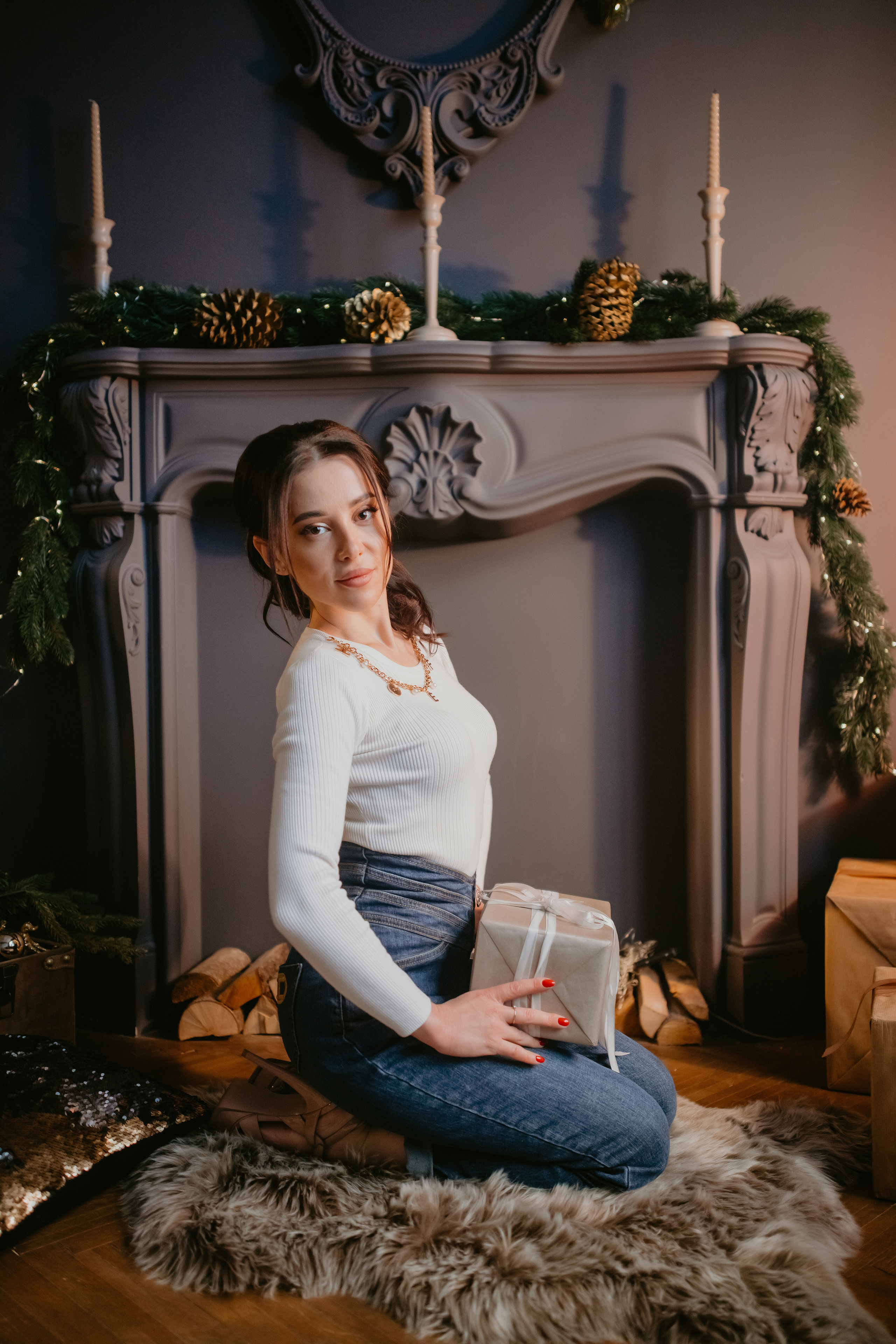 Новорічна зйомка Маряни. Весільний фотограф у Львові Мирон Роксоляна