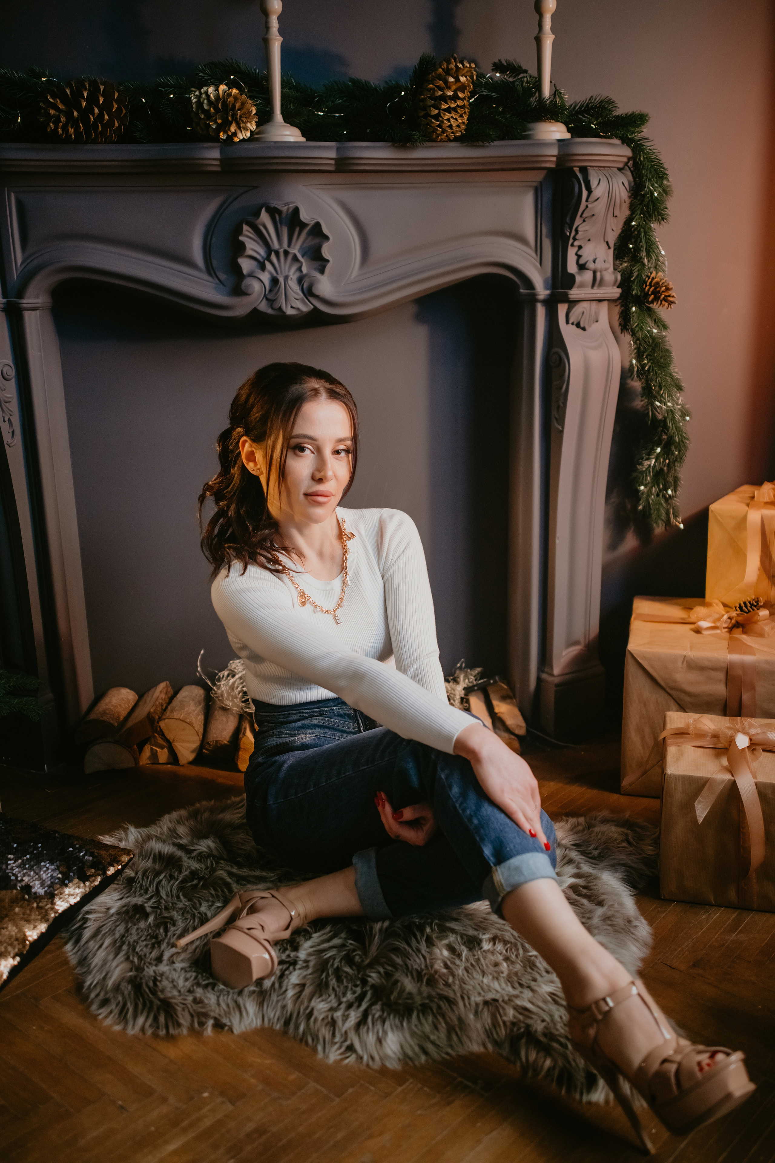 Новорічна зйомка Маряни. Весільний фотограф у Львові Мирон Роксоляна