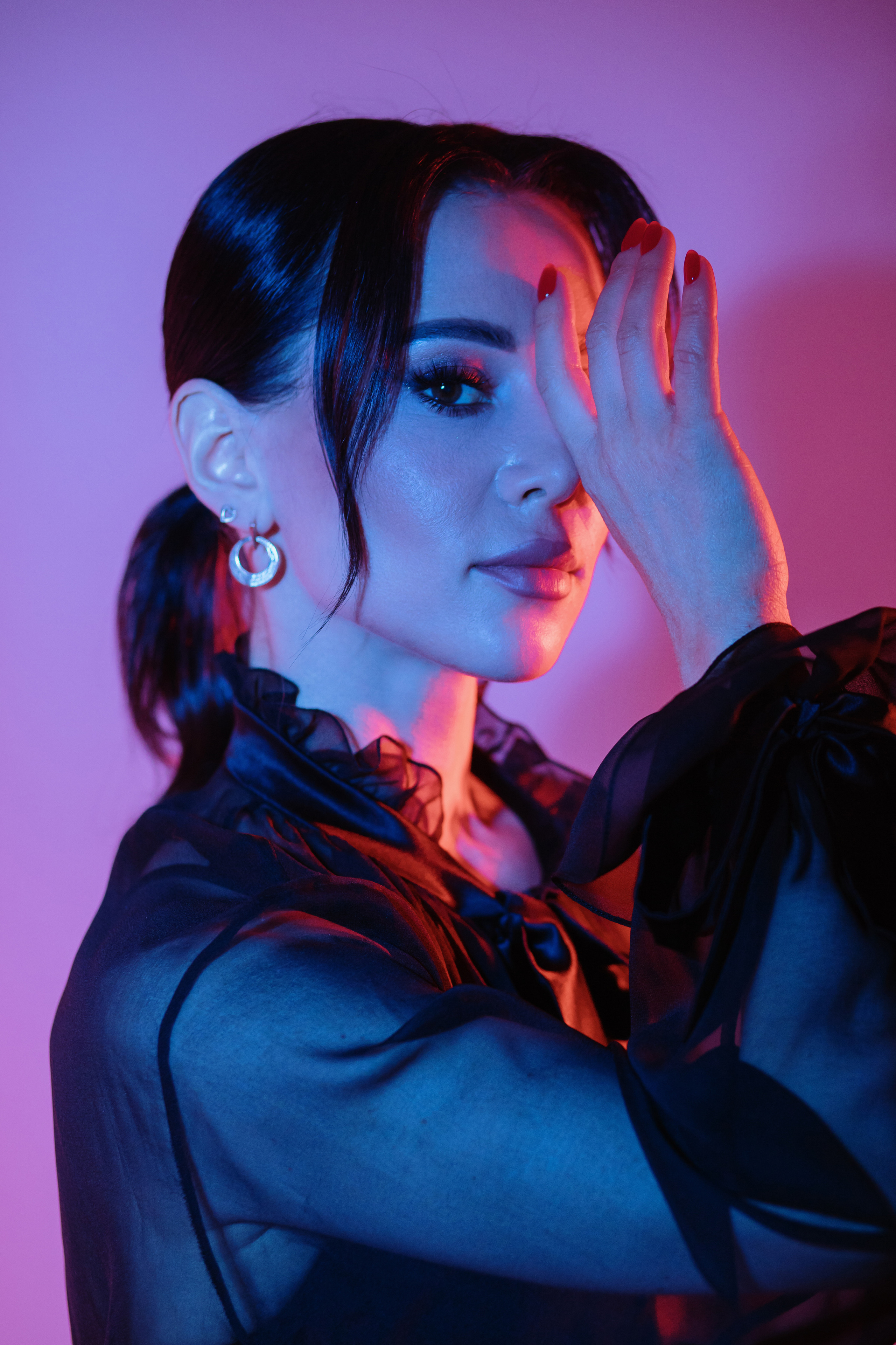 Творча зйомка Маряни у студії. Весільний фотограф у Львові Мирон Роксоляна