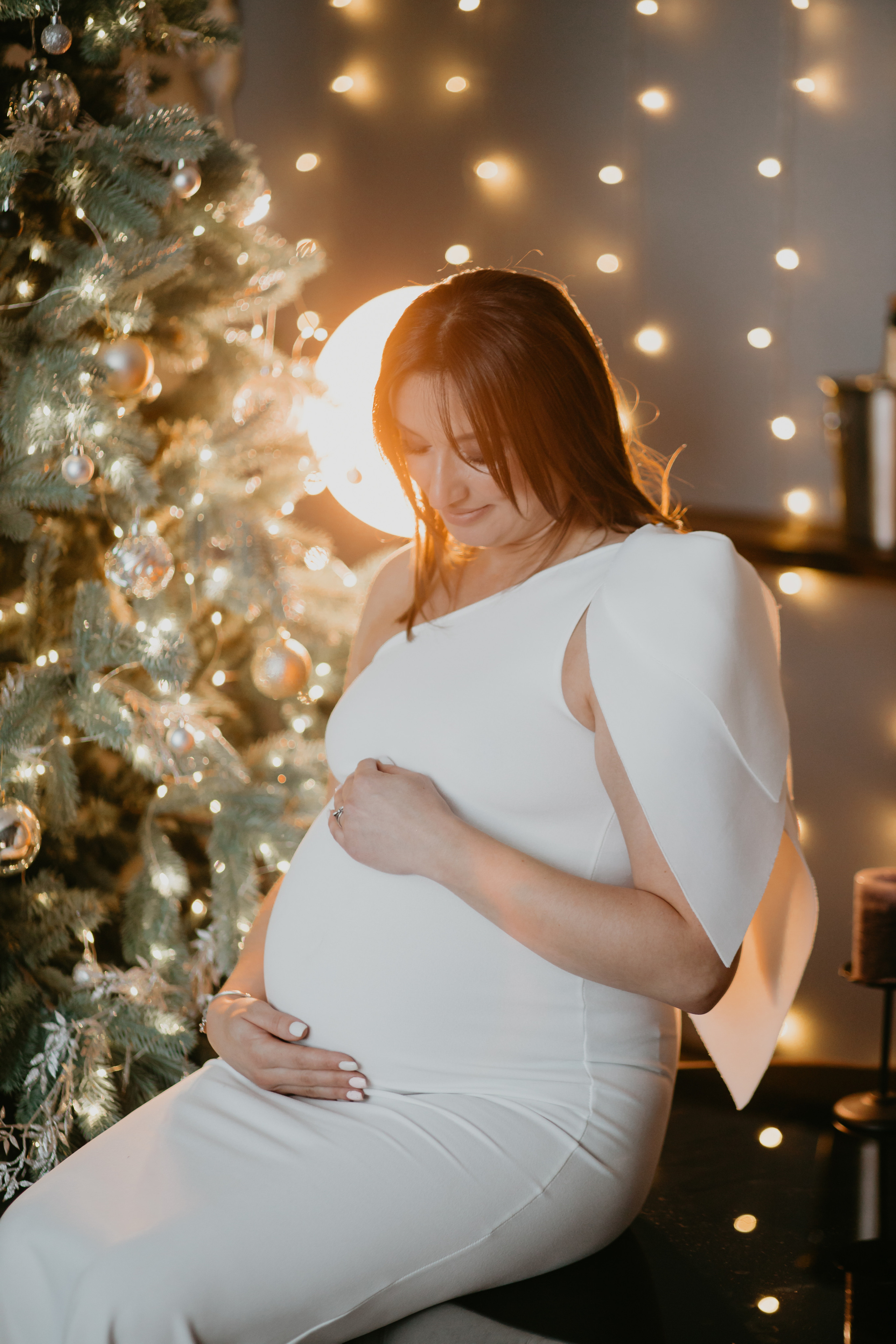 Новорічна зйомка вагітності. Весільний фотограф у Львові Мирон Роксоляна