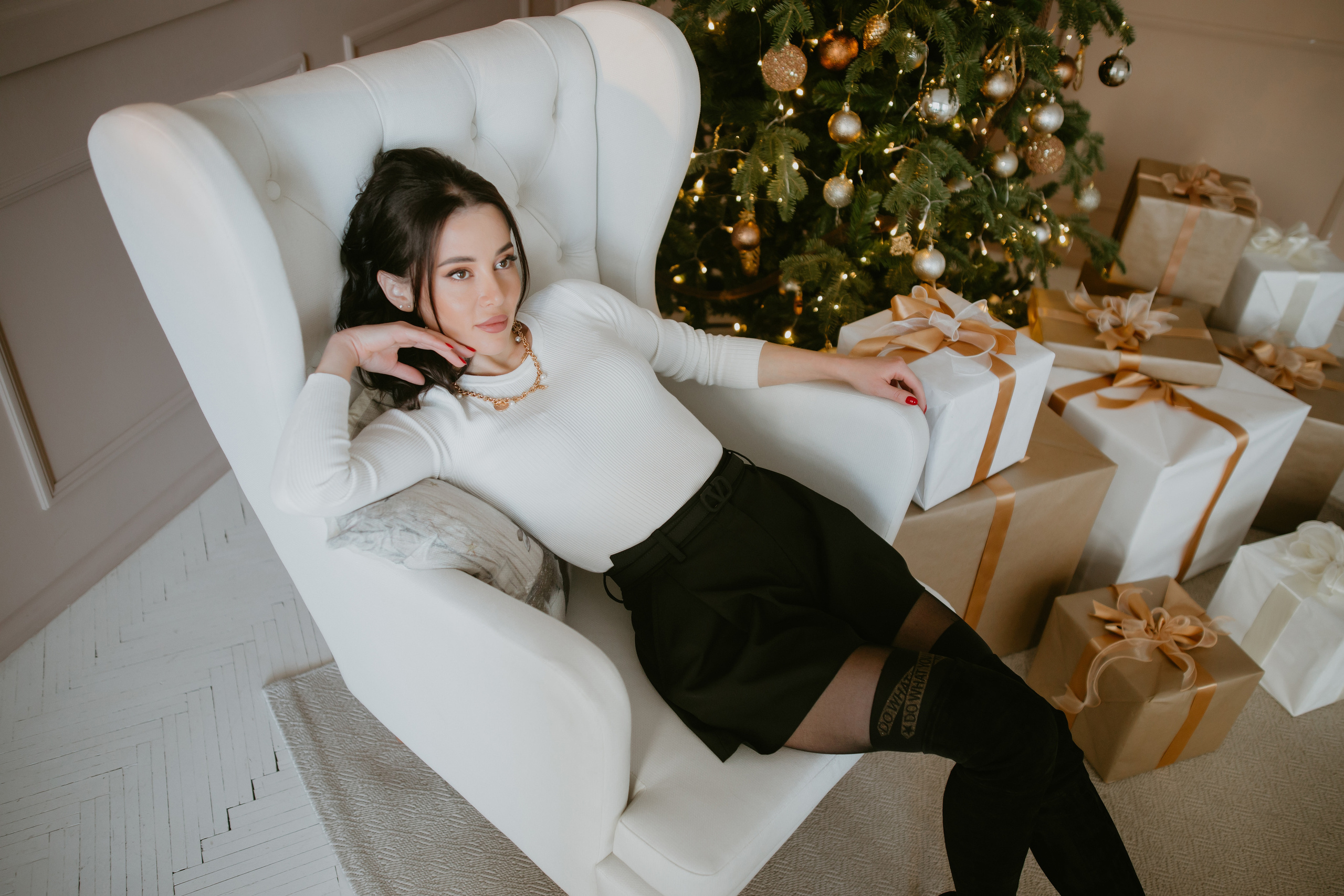 Новорічна зйомка Маряни. Весільний фотограф у Львові Мирон Роксоляна