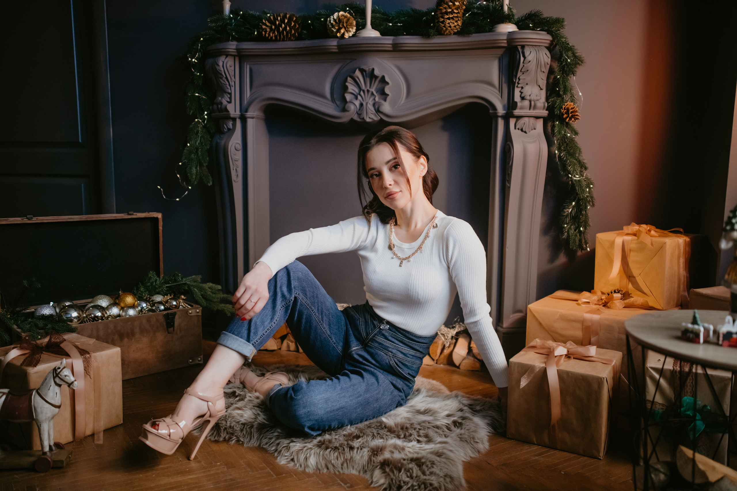 Новорічна зйомка Маряни. Весільний фотограф у Львові Мирон Роксоляна