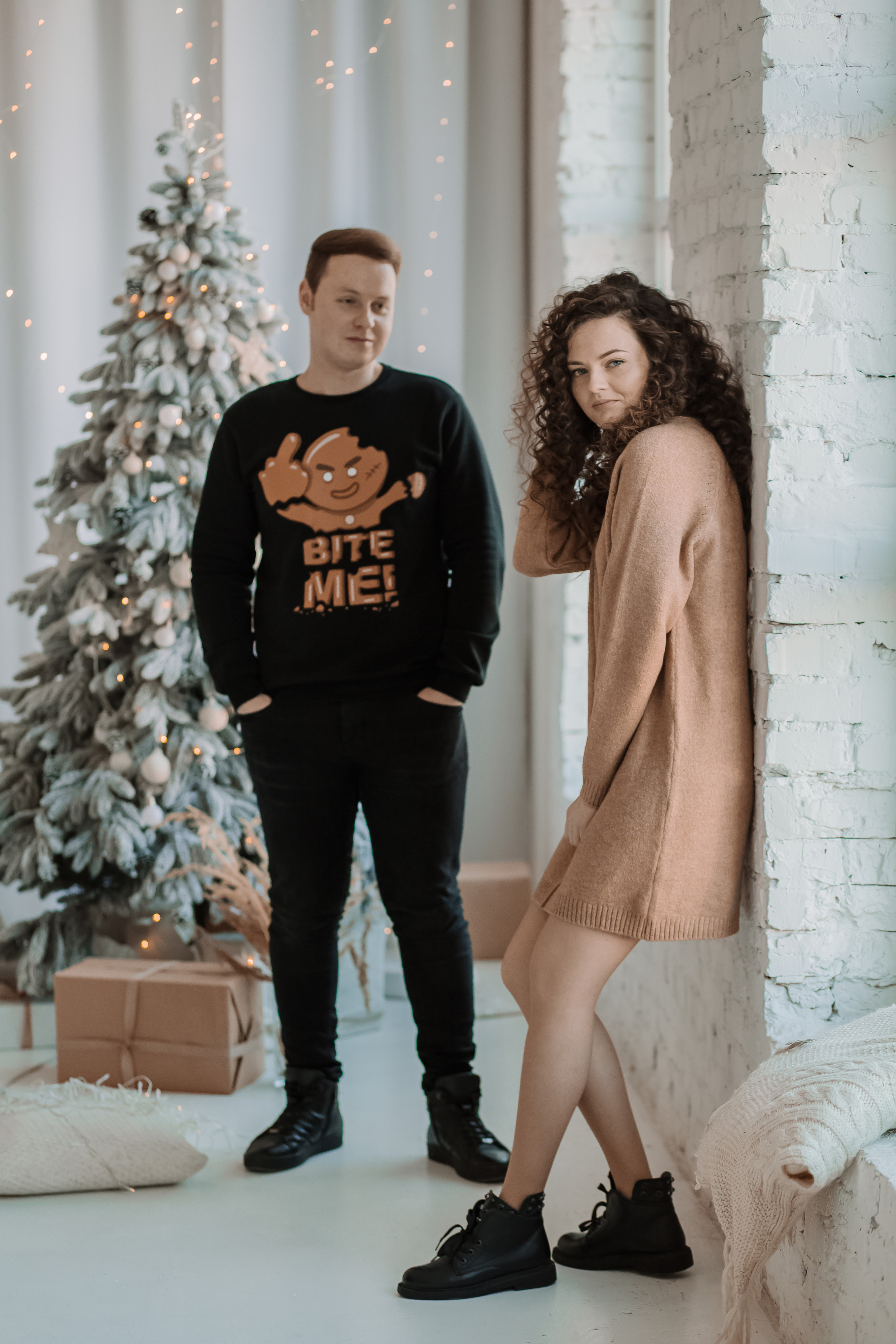 Новорічна зйомка Марта та Андрій. Весільний фотограф у Львові Мирон Роксоляна