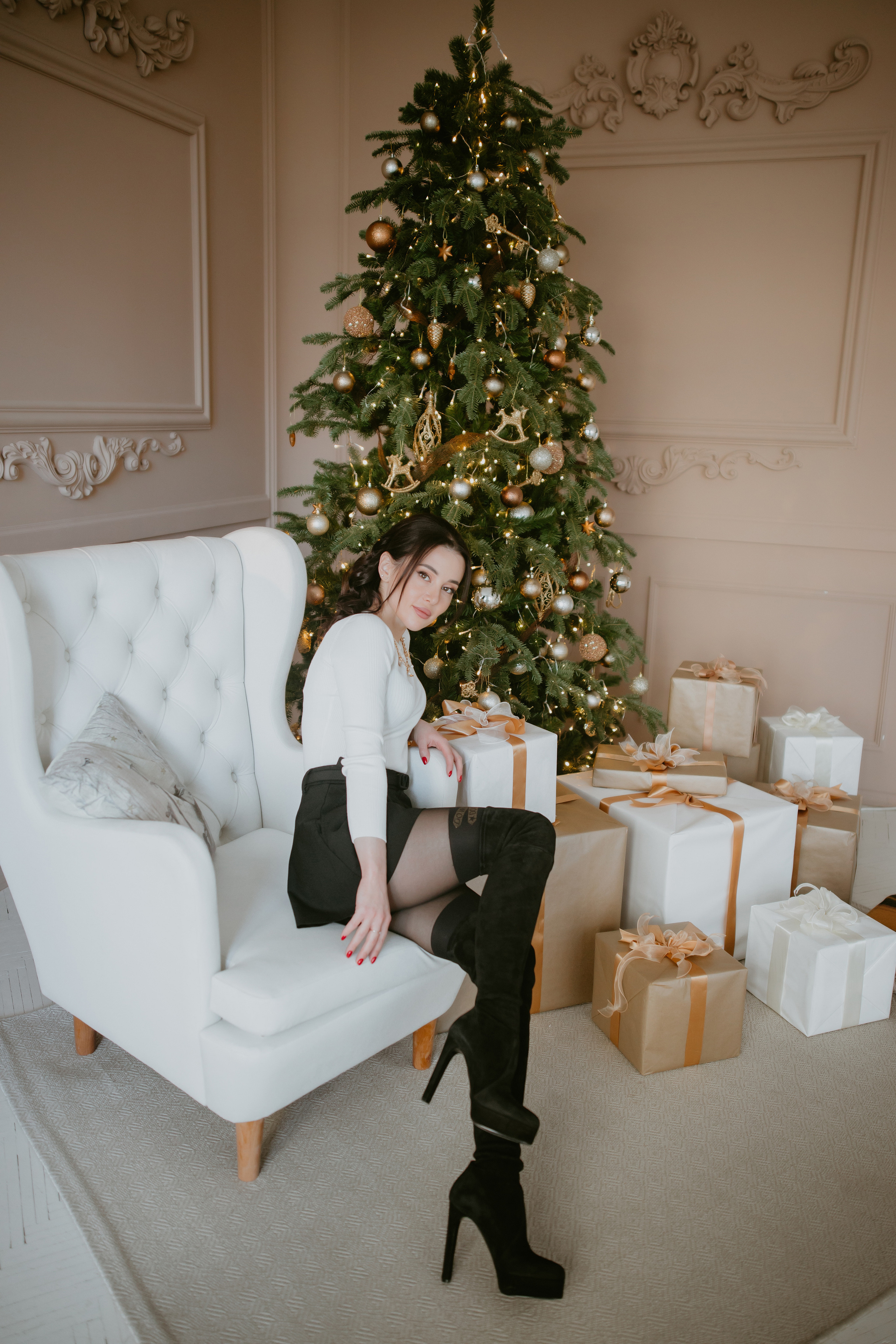 Новорічна зйомка Маряни. Весільний фотограф у Львові Мирон Роксоляна